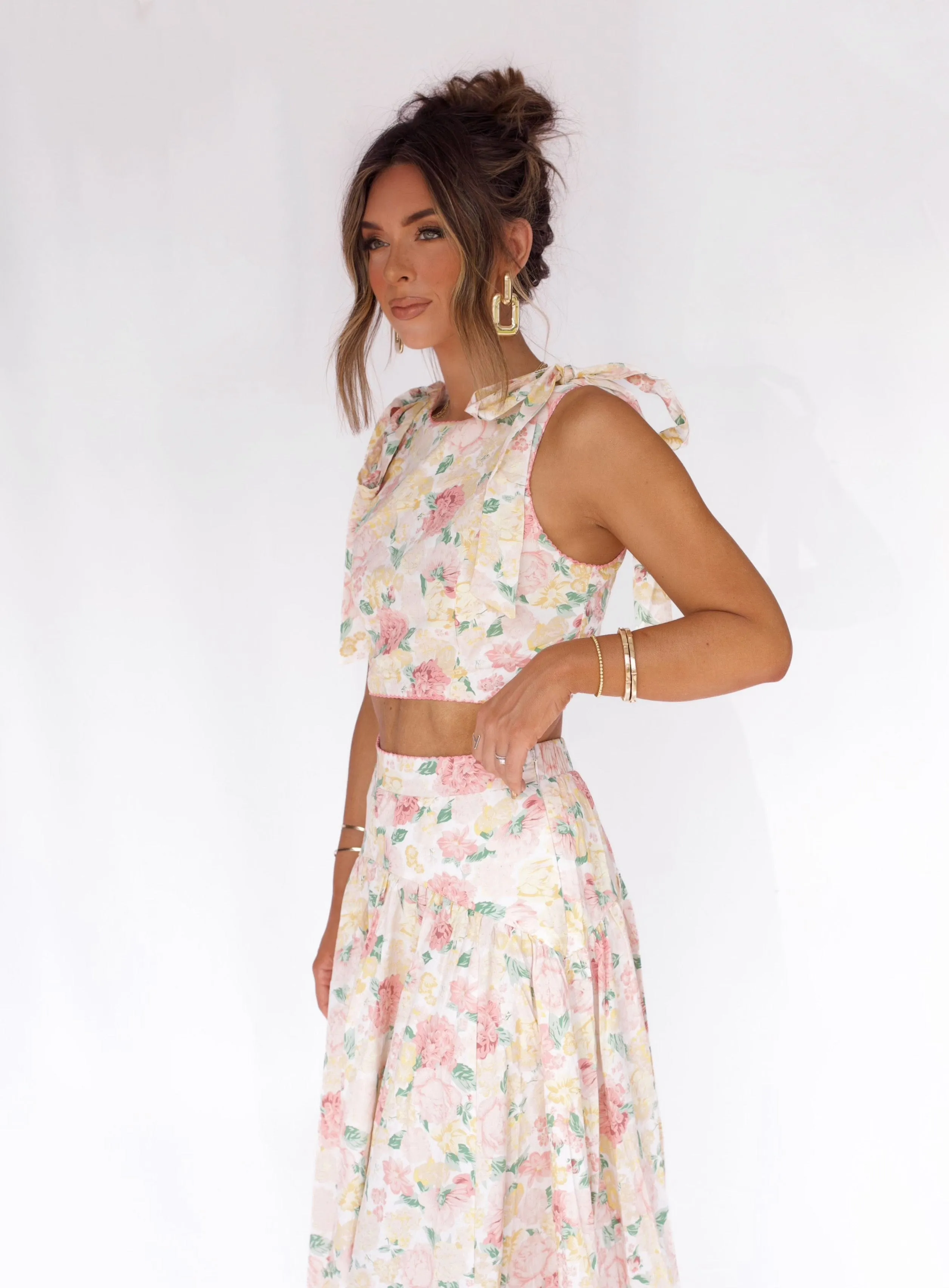 Lush Garden Tie Tank sold by LANE 201 product image thumbnail 3