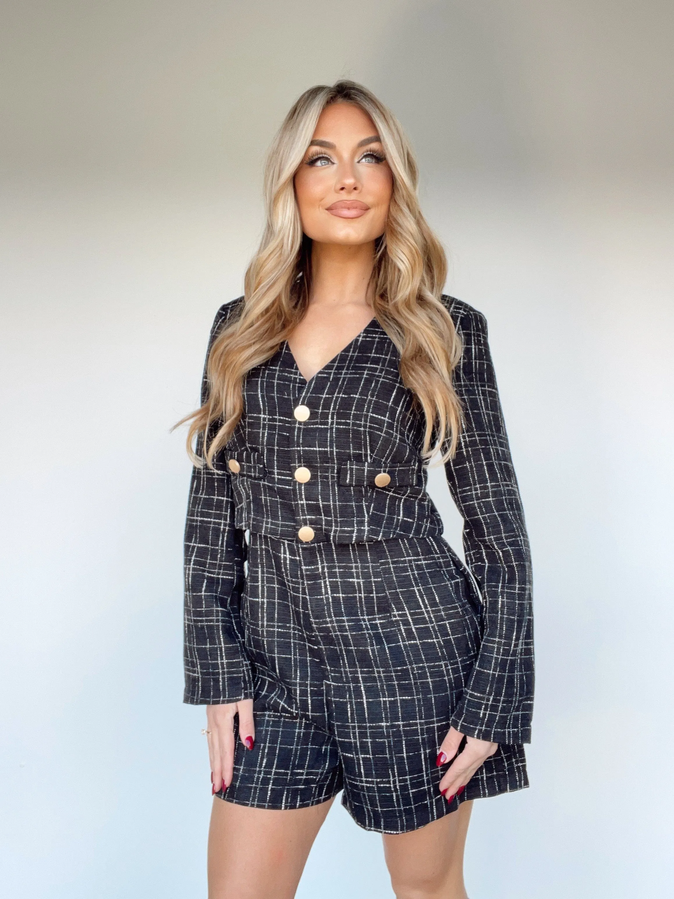 Corporate Chic Romper sold by LANE 201 product image thumbnail 5