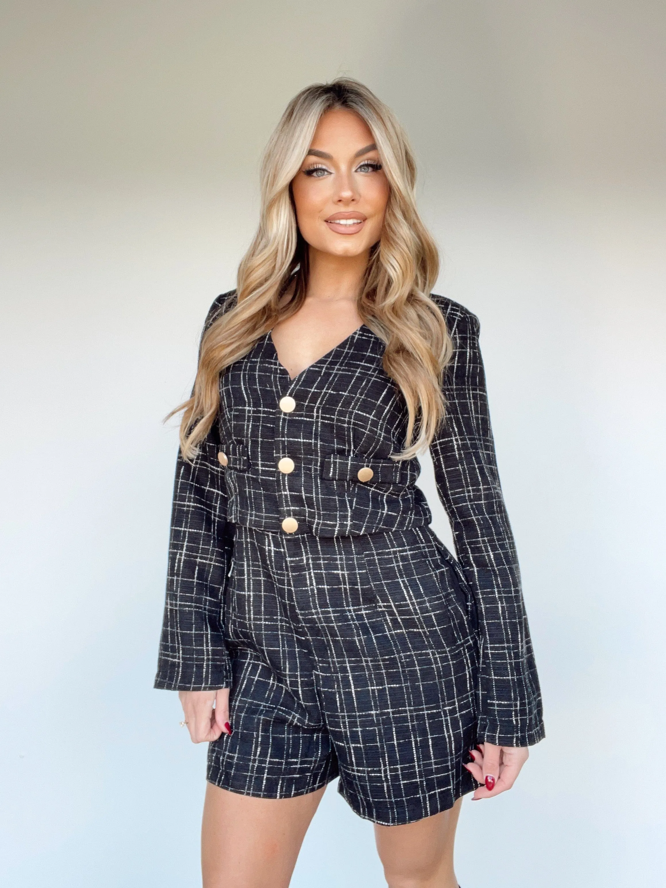 Corporate Chic Romper sold by LANE 201 product image thumbnail 4