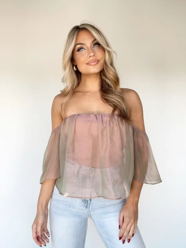 Barely Blushing Top made by Wishlist