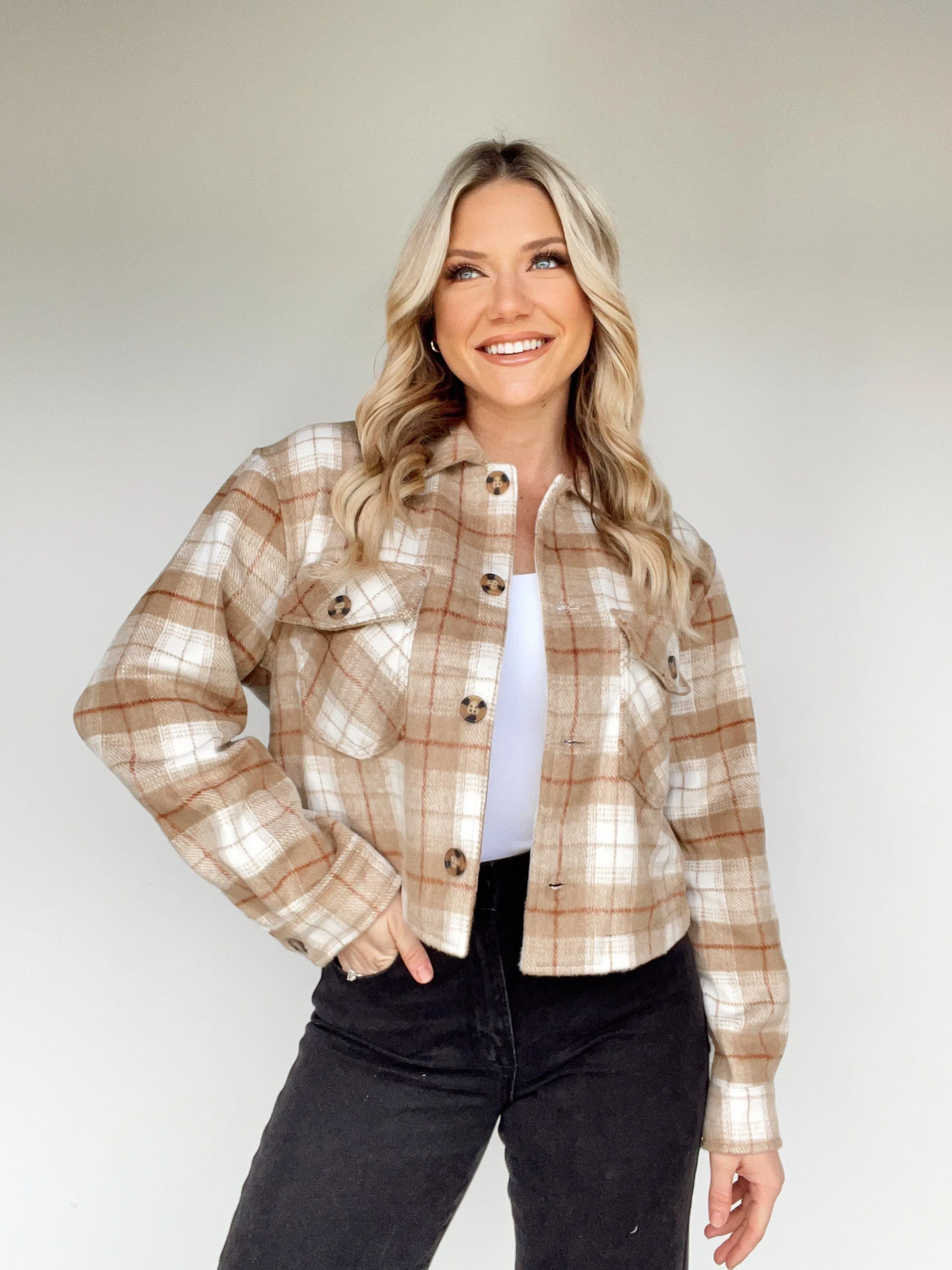 Bring The Cocoa Shacket sold by LANE 201