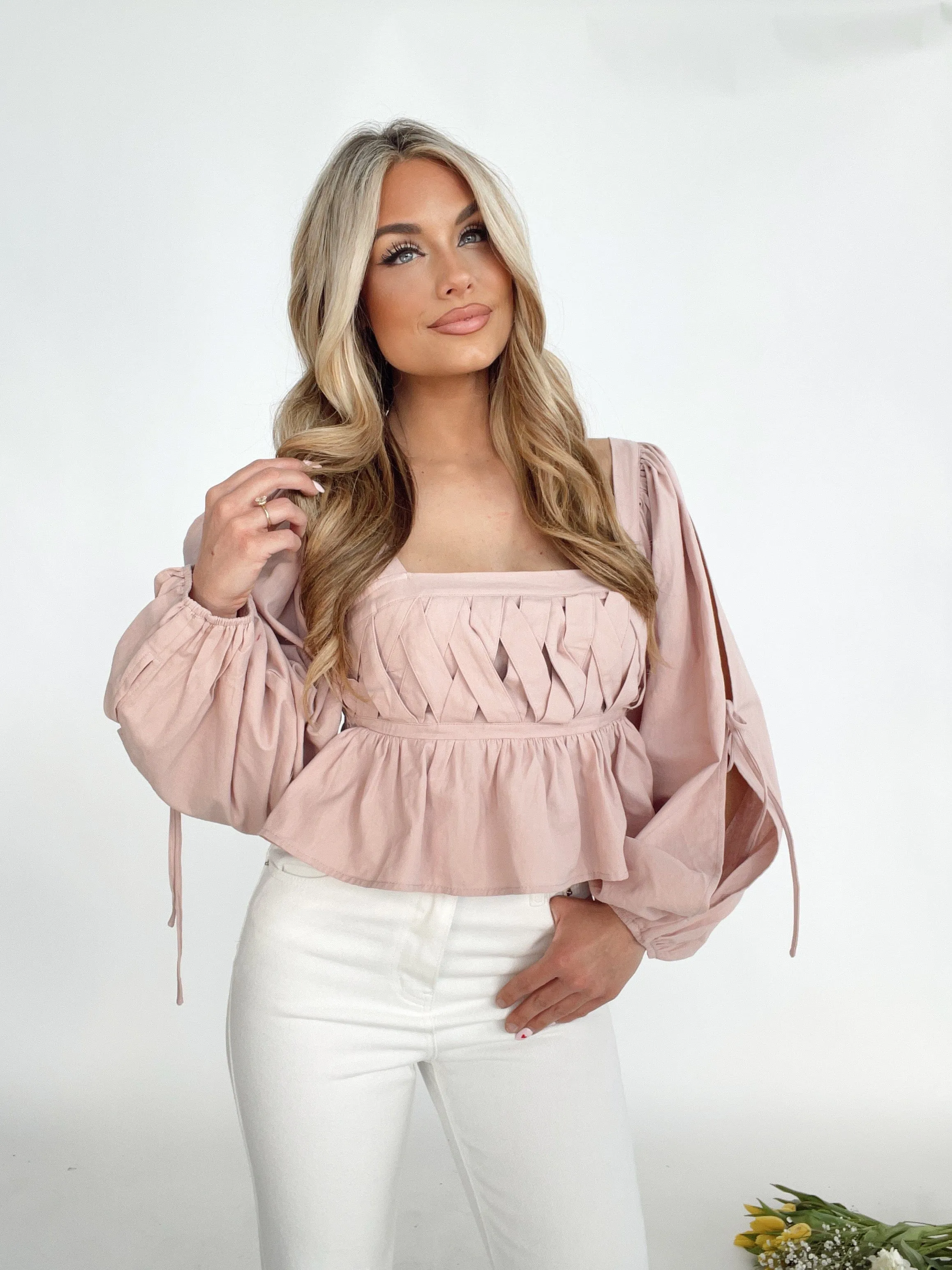 Poppy Square Neck Top sold by LANE 201 product image thumbnail 3