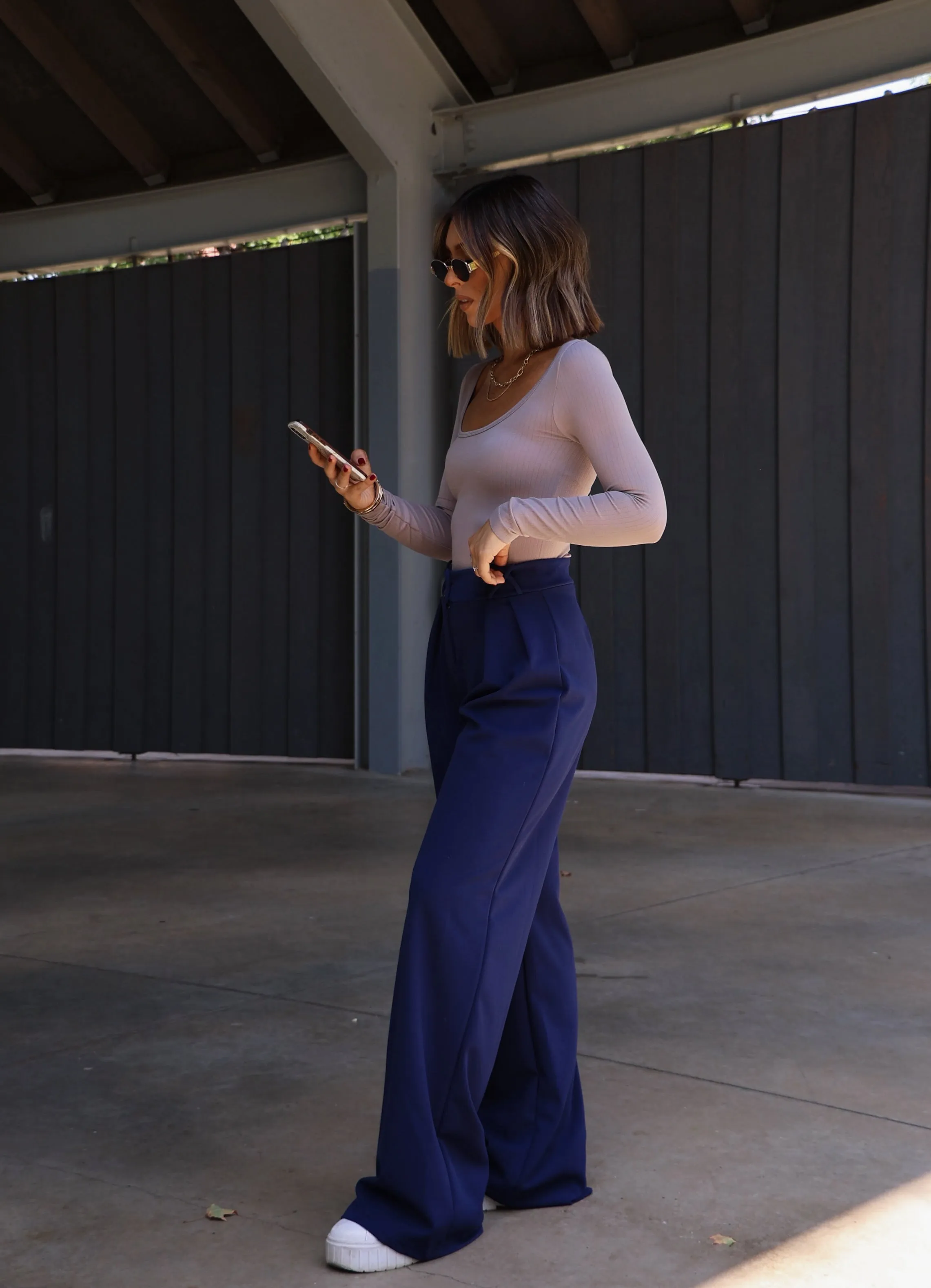 Navy Nights Pants sold by LANE 201 product image thumbnail 4