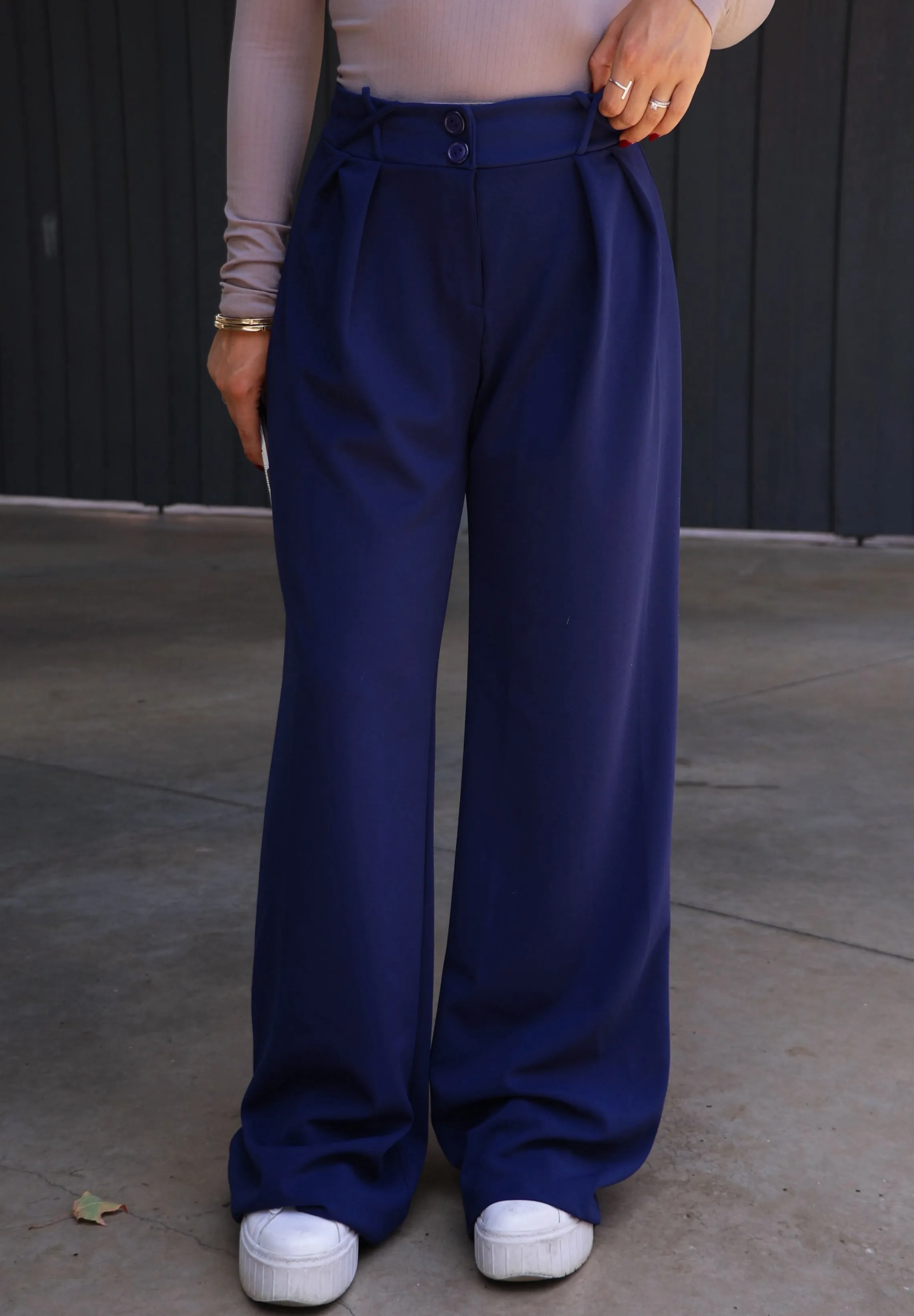 Navy Nights Pants sold by LANE 201 product image thumbnail 3