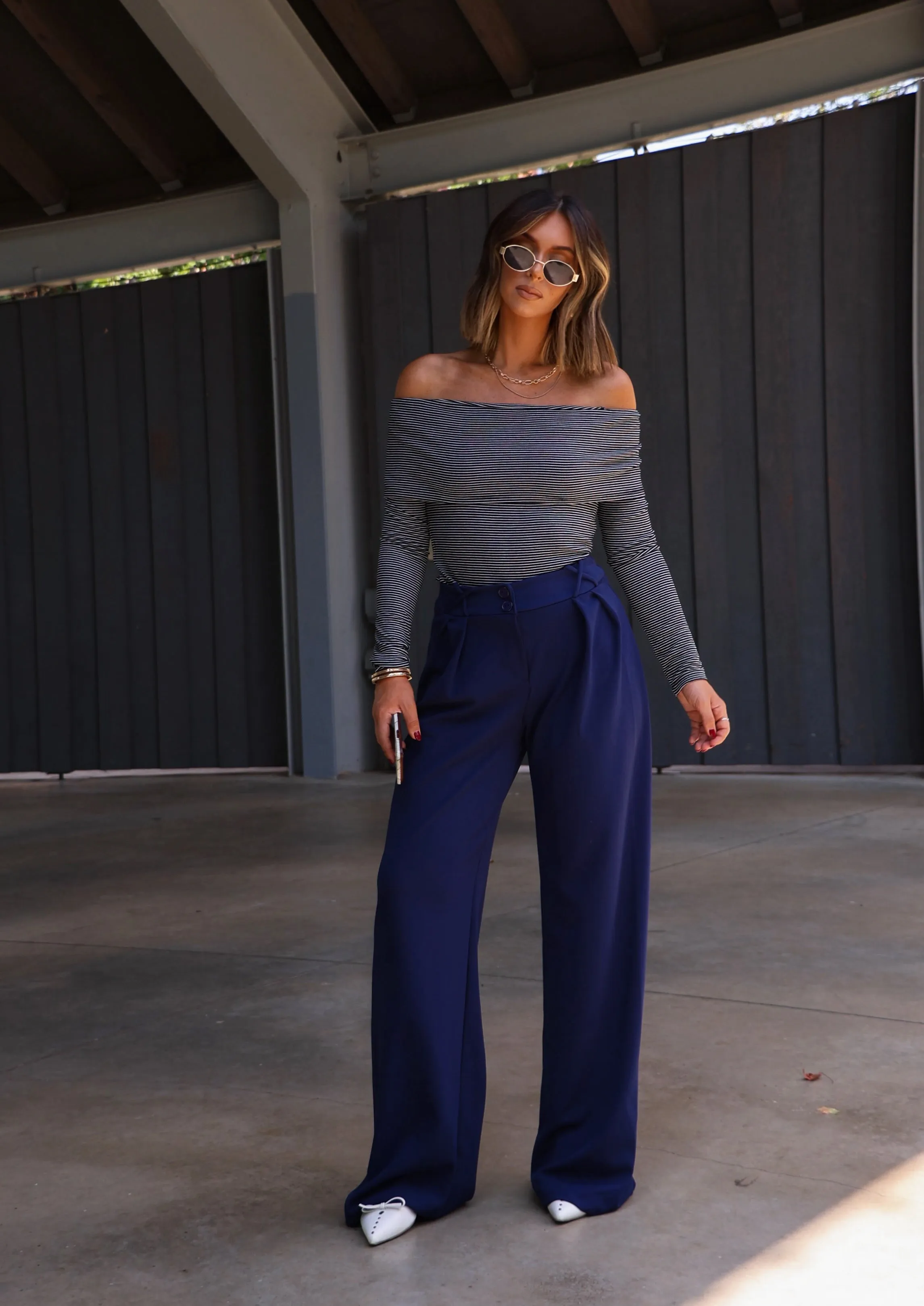 Navy Nights Pants sold by LANE 201 product image thumbnail 5