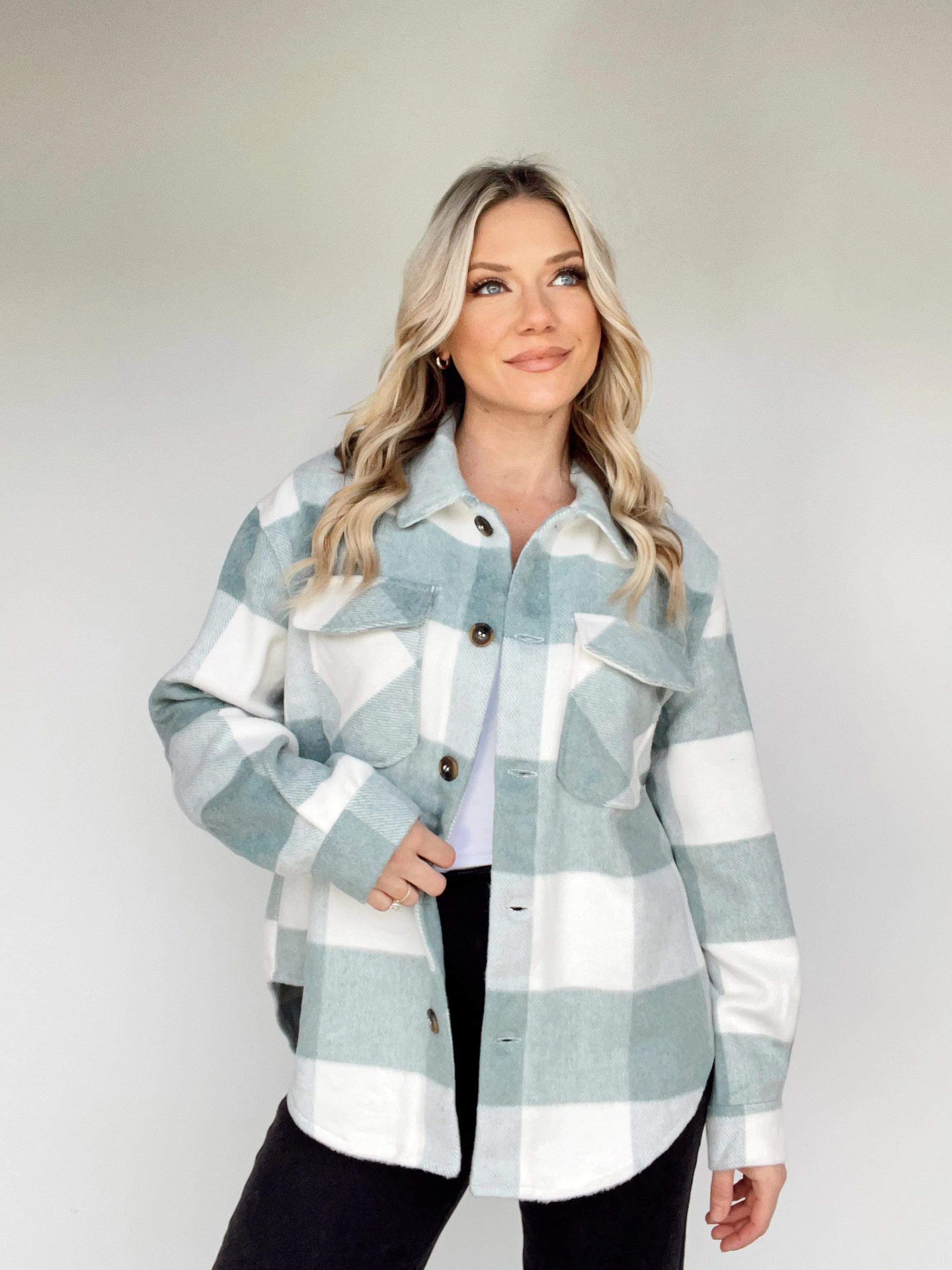 Plaid Perfection Jacket sold by LANE 201 product image thumbnail 3