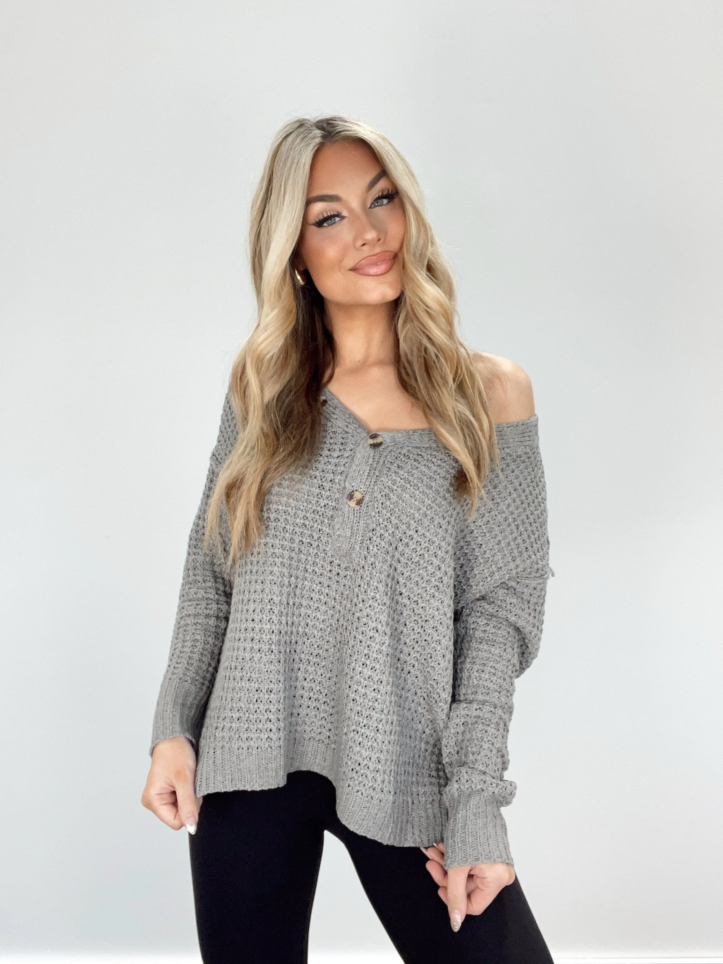 Waffle Knit Pullover Sweater sold by LANE 201 product image thumbnail 4