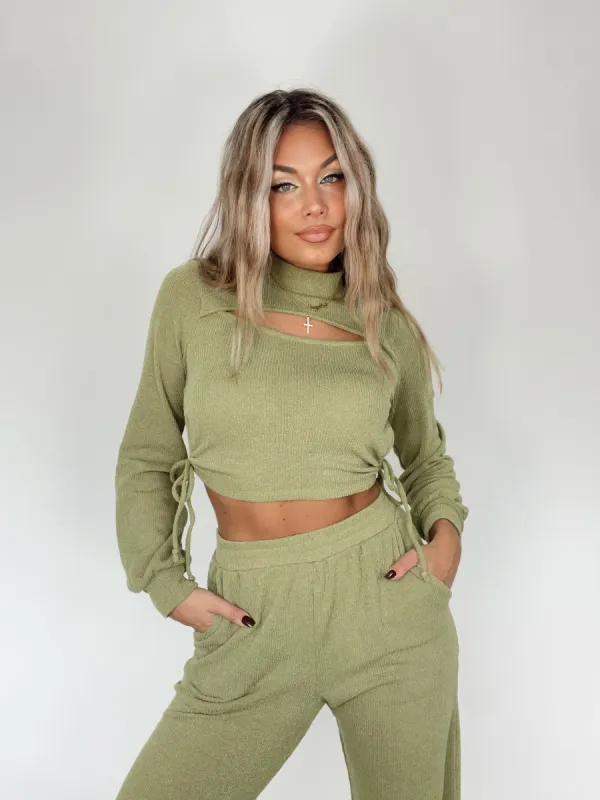 Green With Envy Top sold by LANE 201