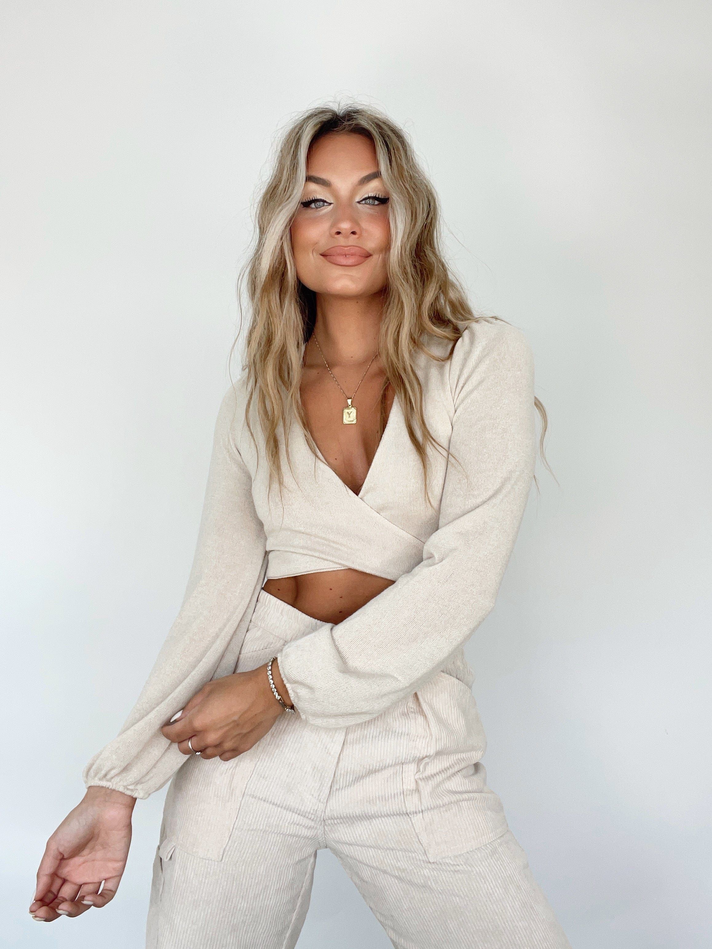 Twist Your Words Crop Top sold by LANE 201 product image thumbnail 2