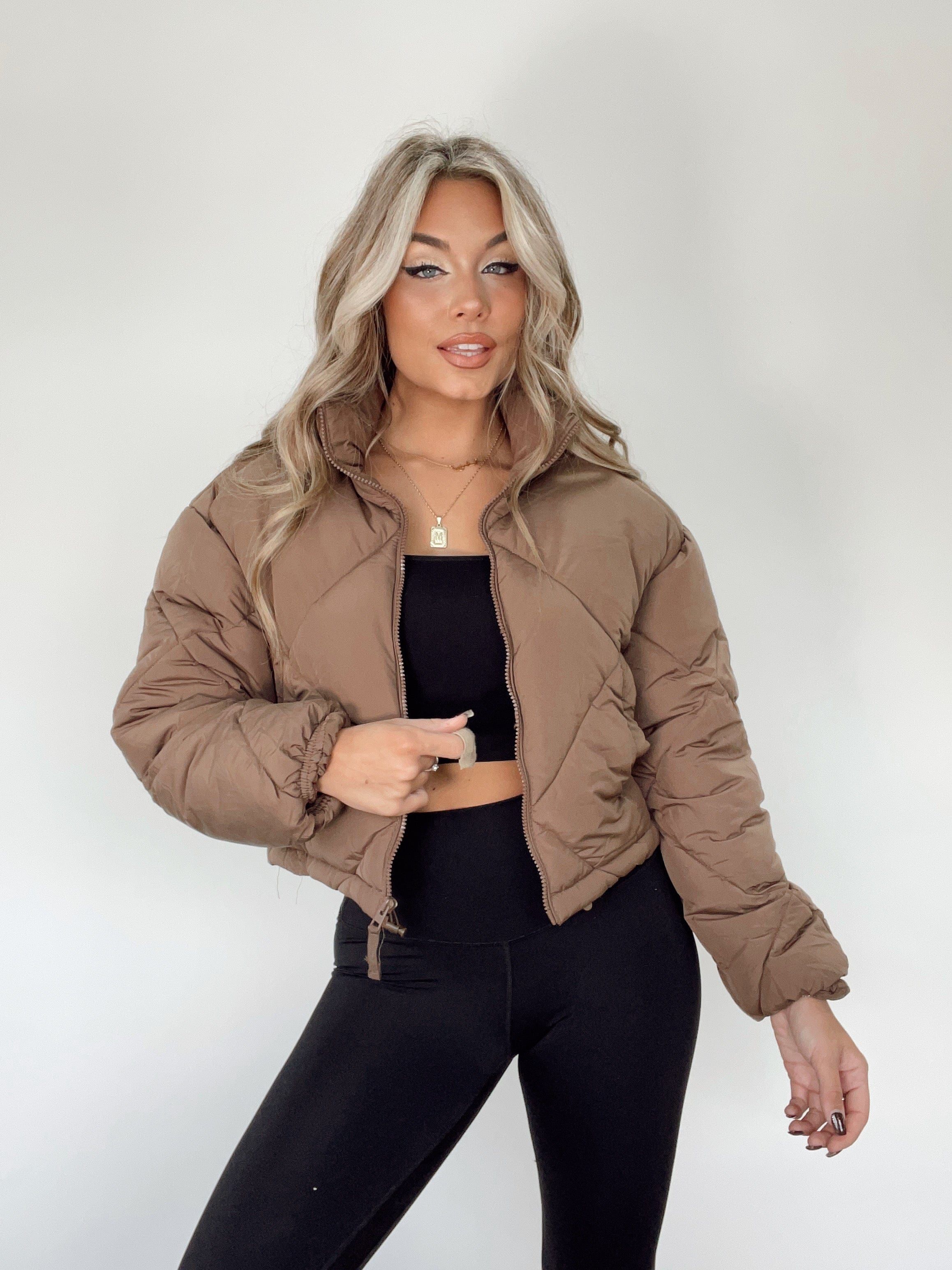 Brown Puffer Coat sold by LANE 201 product image thumbnail 2