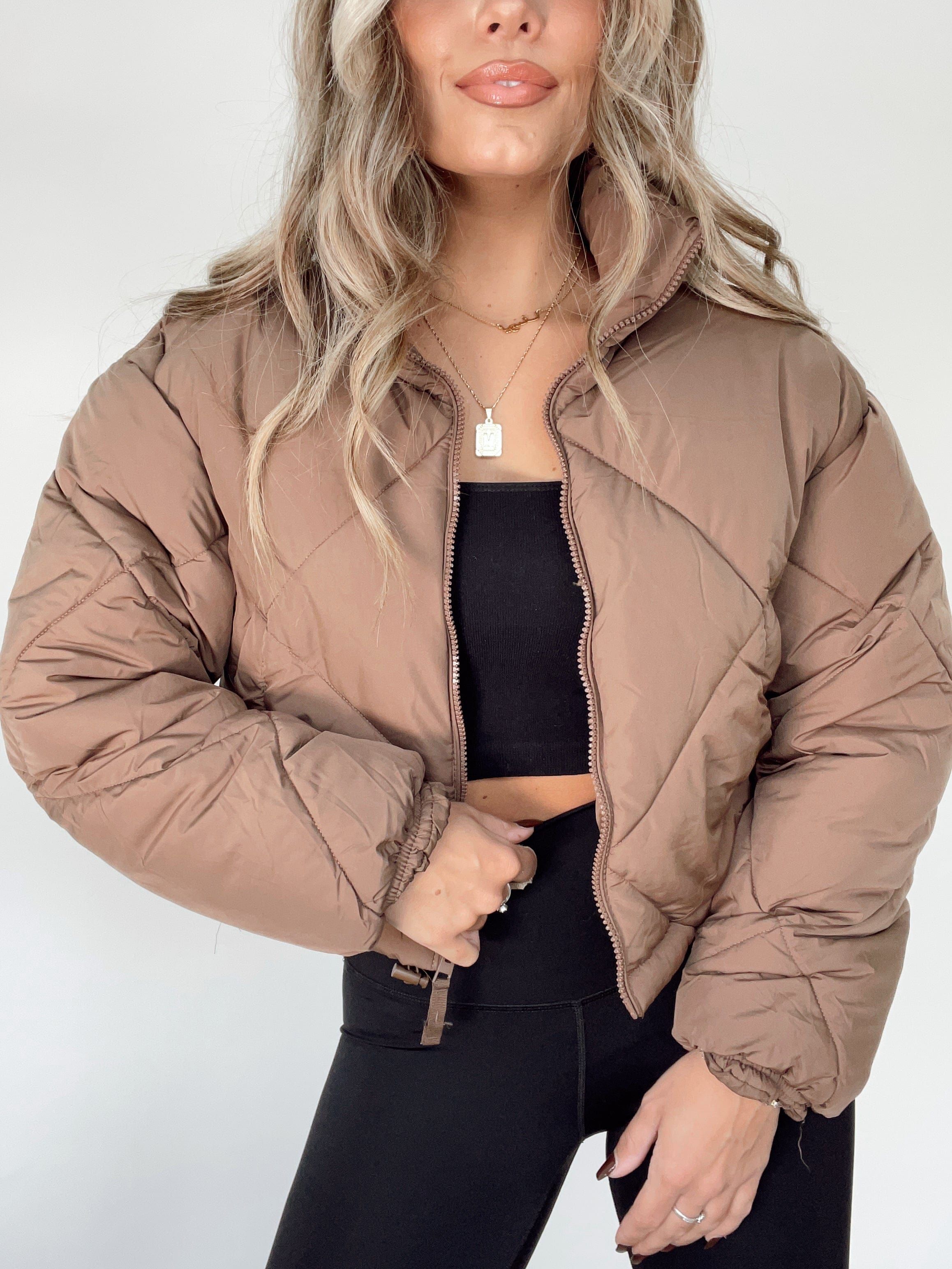 Brown Puffer Coat sold by LANE 201 product image thumbnail 3