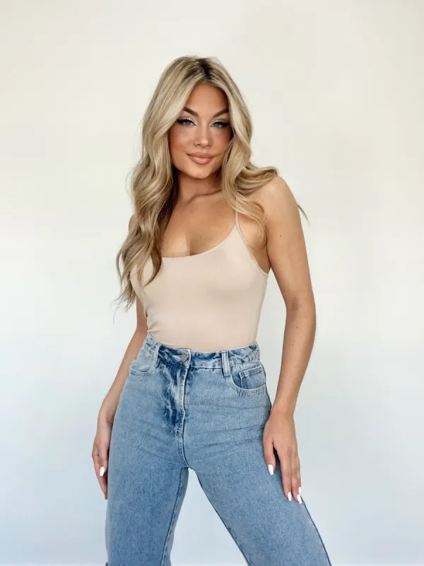 Light Taupe Seamless Cami sold by LANE 201