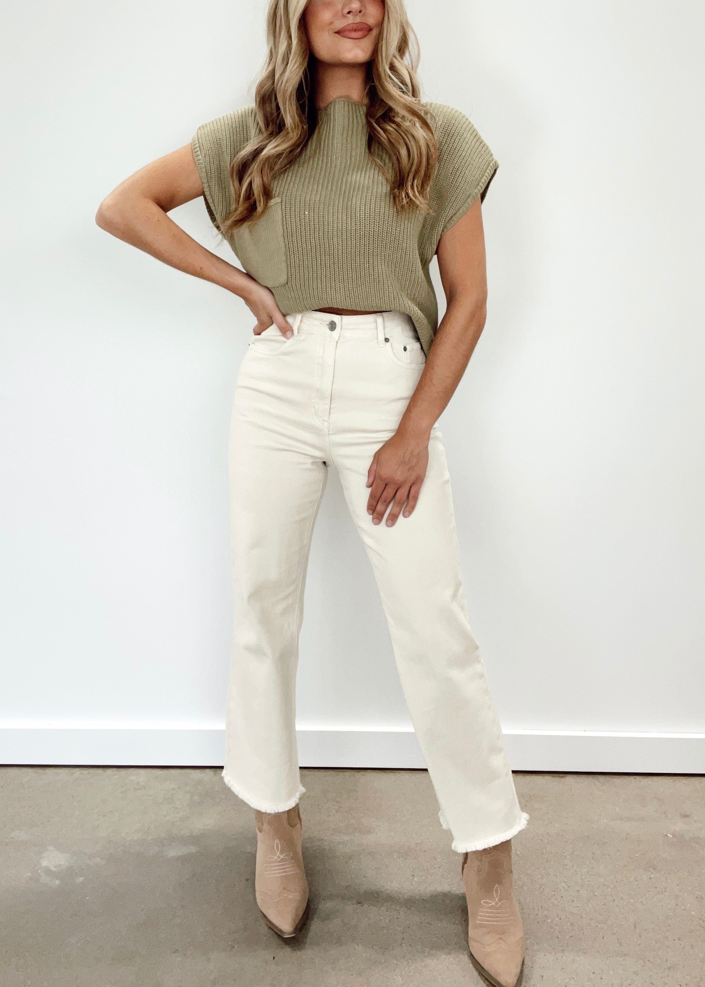 Neutral Canvas Pants sold by LANE 201 product image thumbnail 4