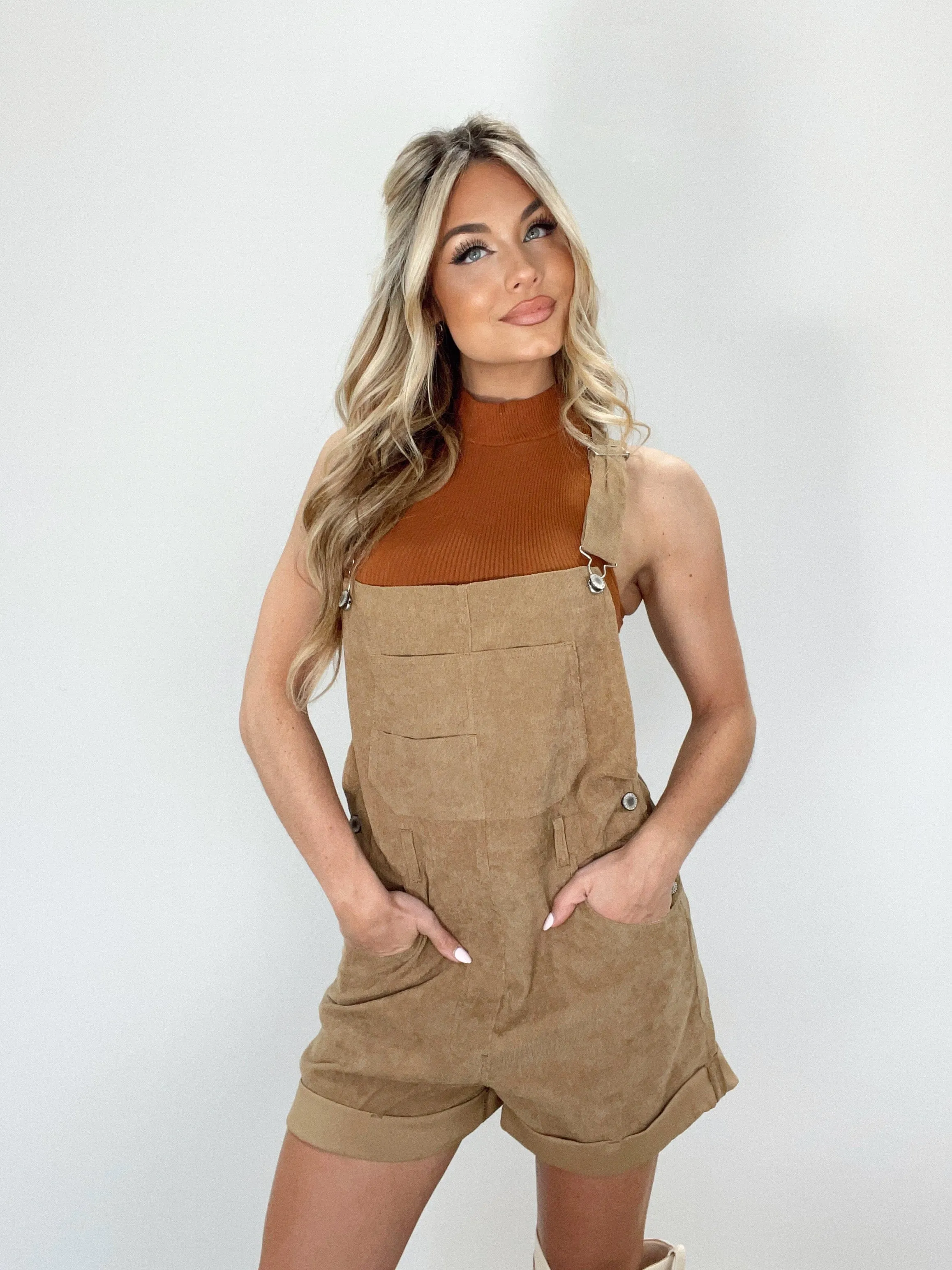 Corduroy Shortalls sold by LANE 201 product image thumbnail 5