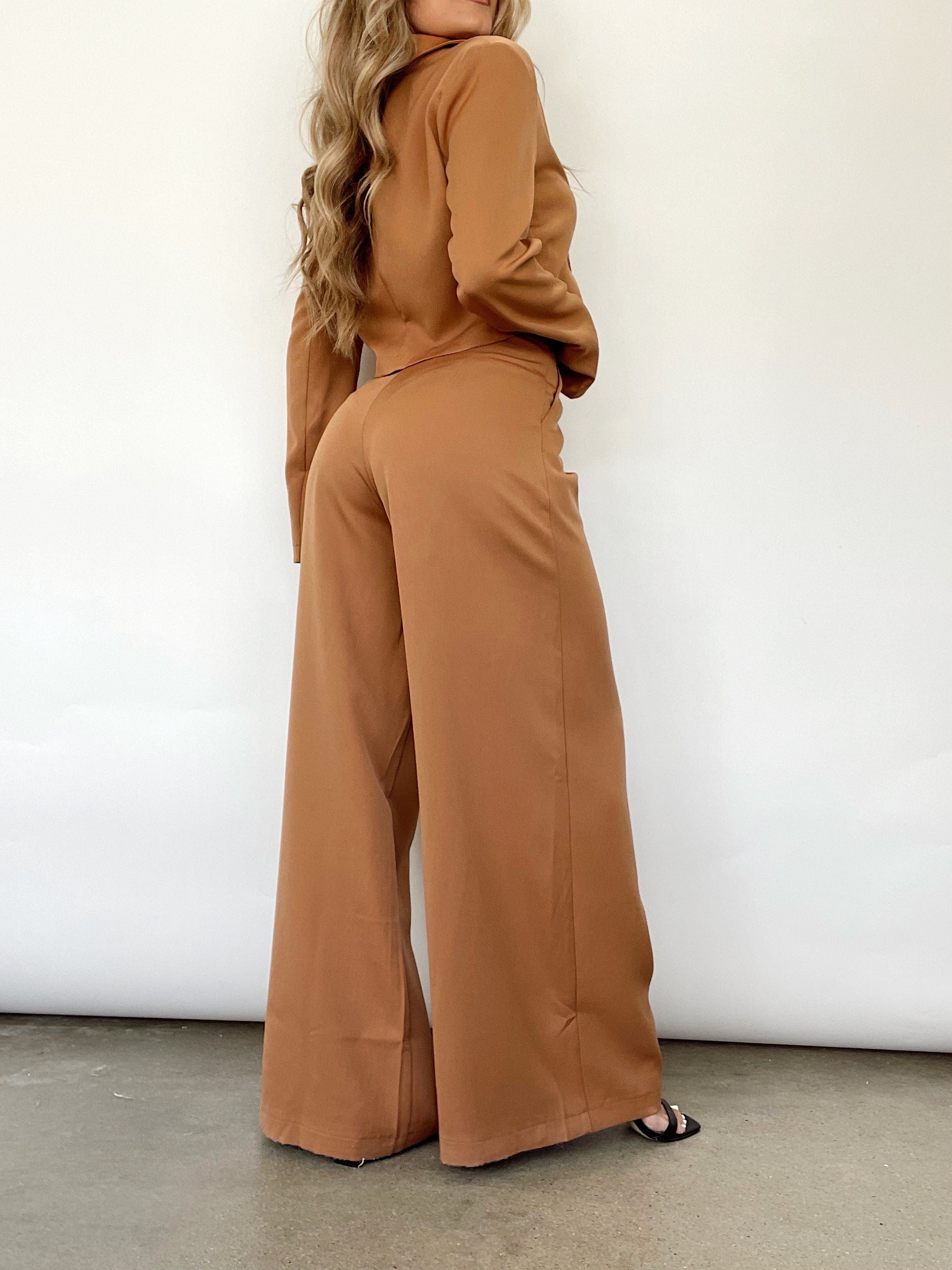 Girl Boss Wide Leg Trousers sold by LANE 201 product image thumbnail 3
