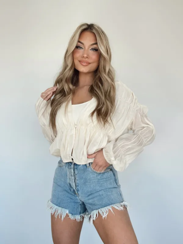 Champagne Dreams Top sold by LANE 201