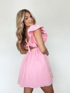 Precious In Pink Mini Dress sold by LANE 201