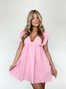 Precious In Pink Mini Dress sold by LANE 201