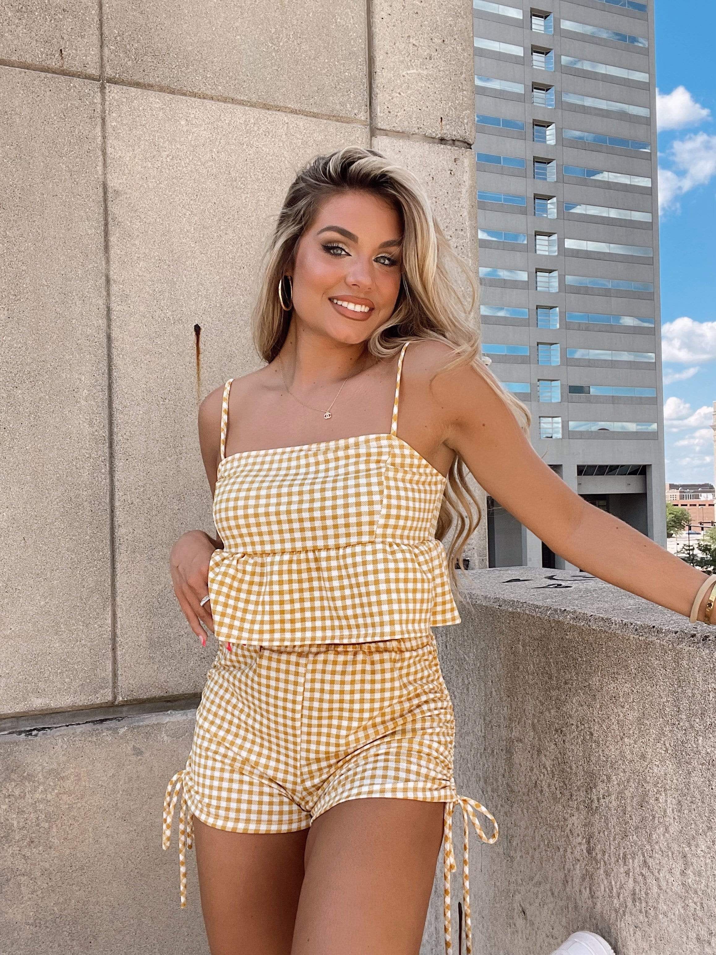 Be The Sunshine Gingham Tank sold by LANE 201 product image thumbnail 2