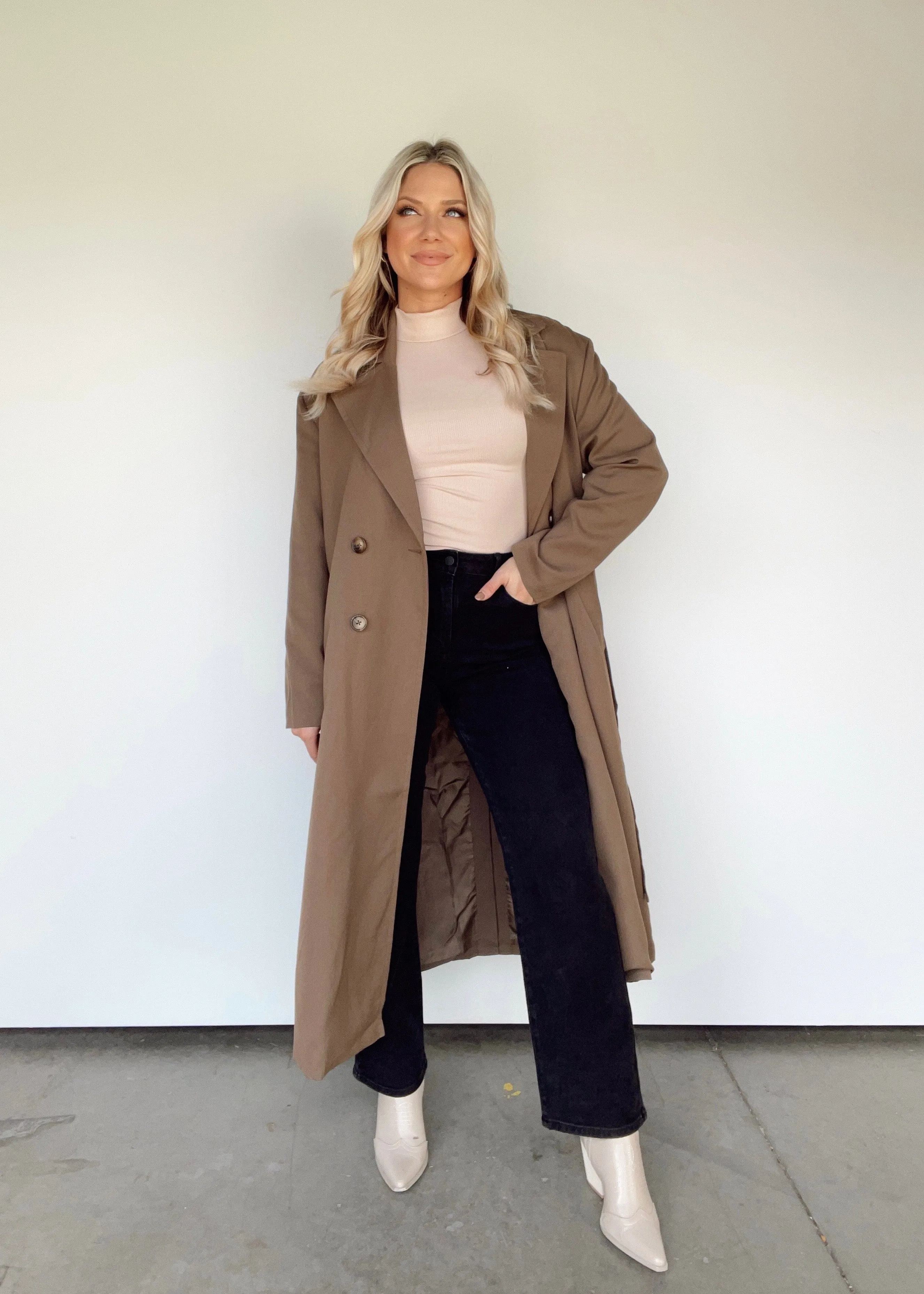 Twill Trench Coat sold by LANE 201 product image thumbnail 5