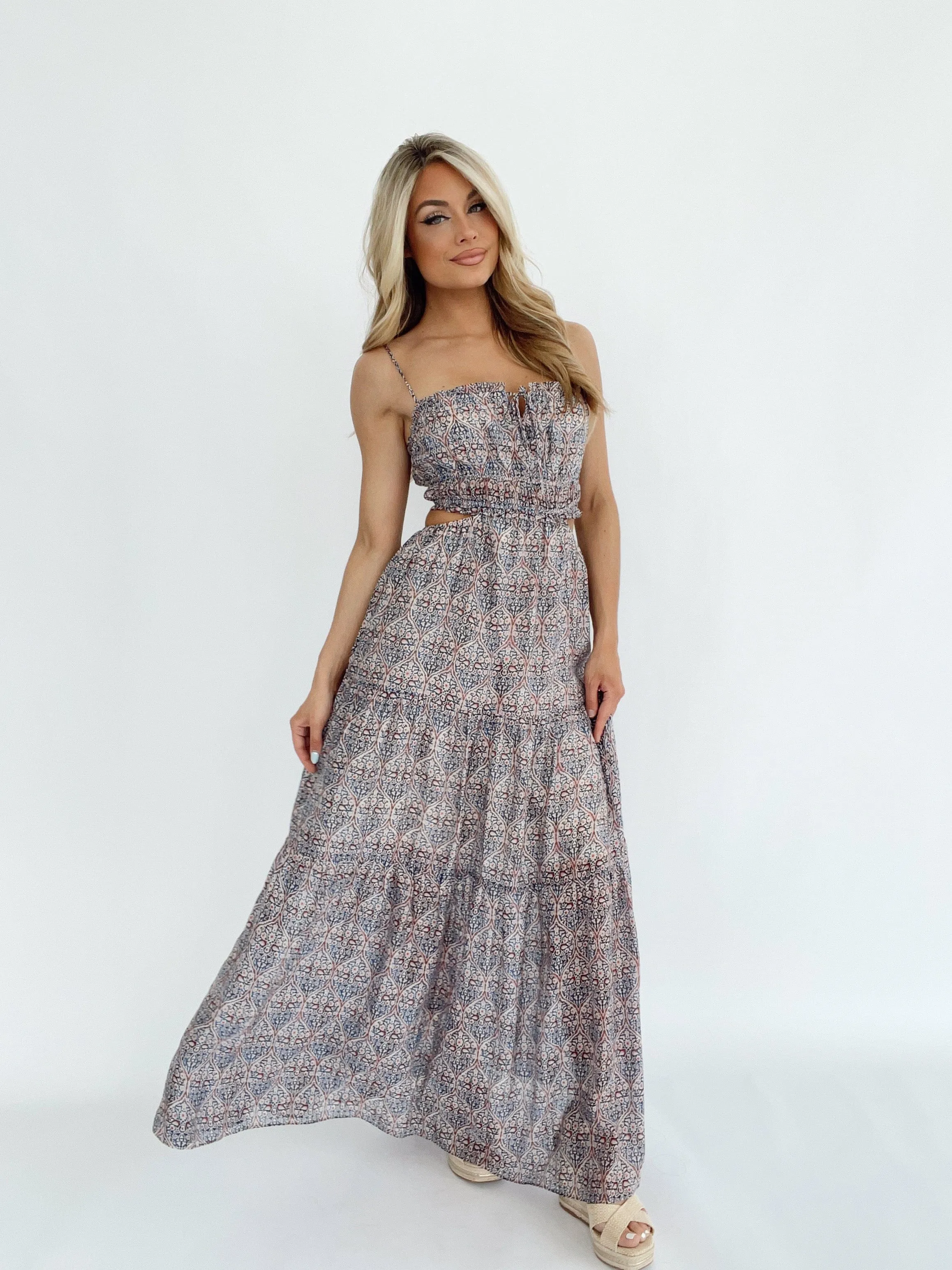 Seaside Tide Maxi Dress sold by LANE 201
