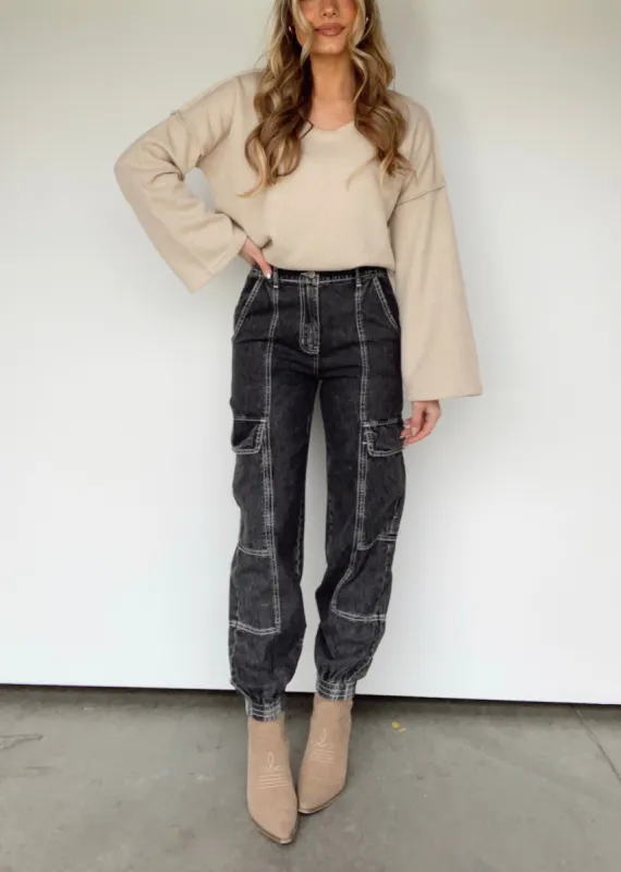 High Flyer Cargo Pants sold by LANE 201