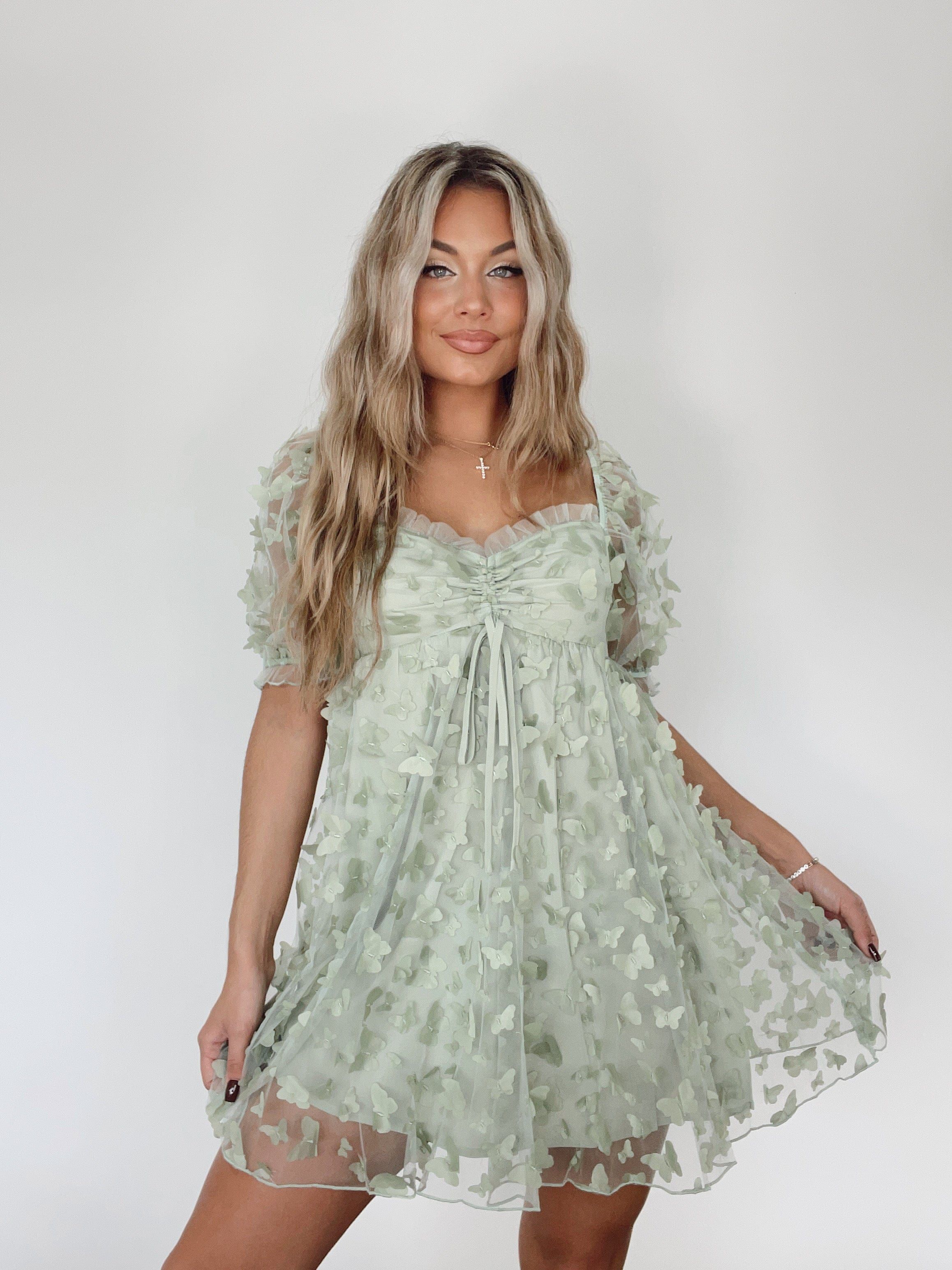 You Give Me Butterflies Dress sold by LANE 201 product image thumbnail 3