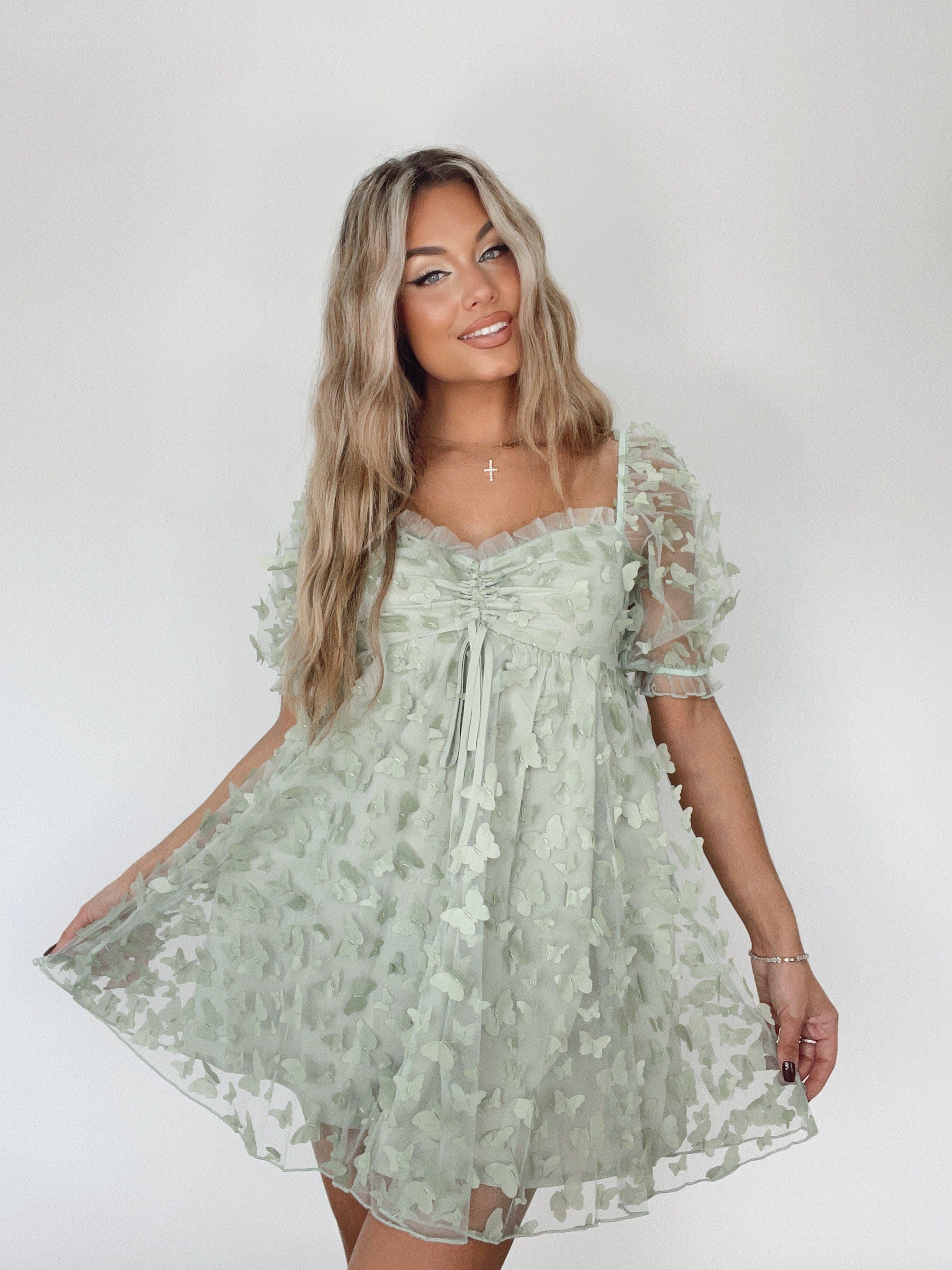 You Give Me Butterflies Dress sold by LANE 201 product image thumbnail 2