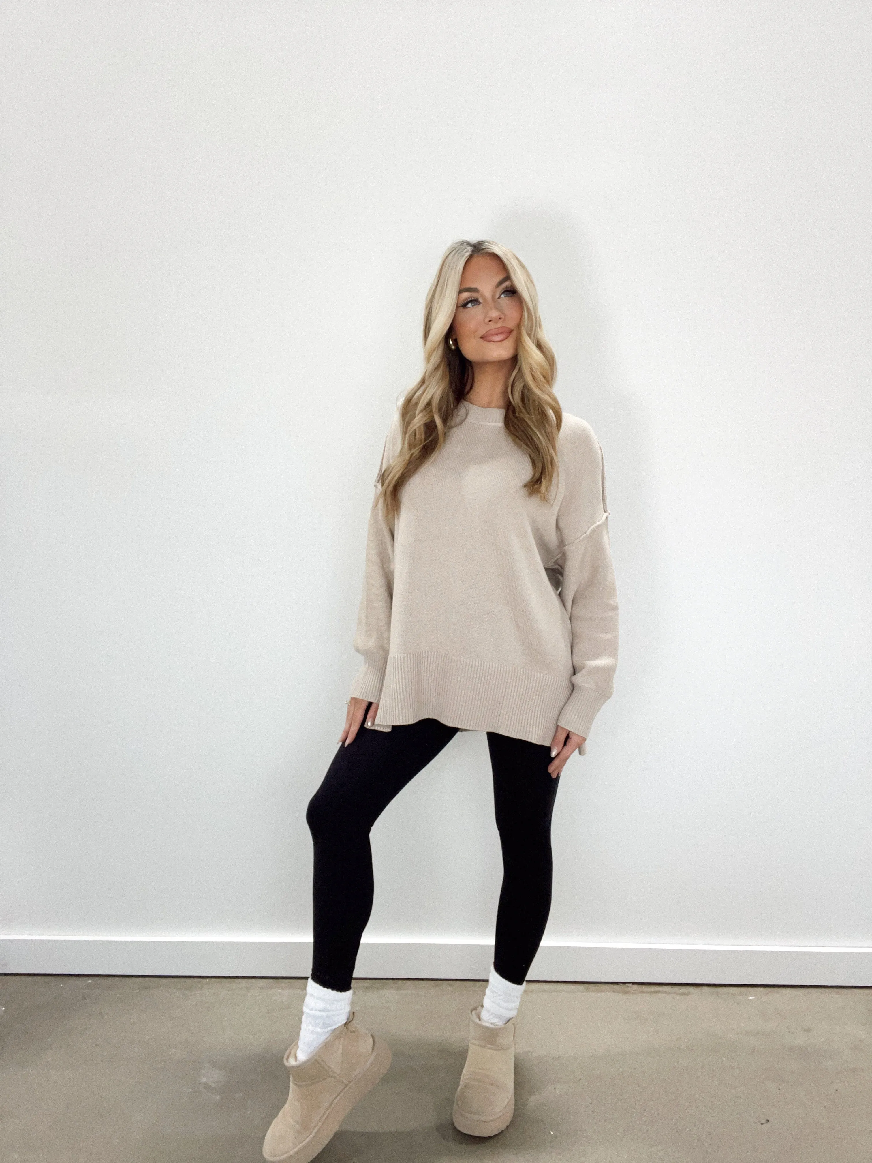 Stitched Sweater sold by LANE 201