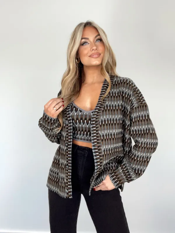 Estelle Knit Cardigan sold by LANE 201