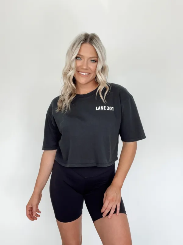 Lane 201 Cropped Tee sold by LANE 201