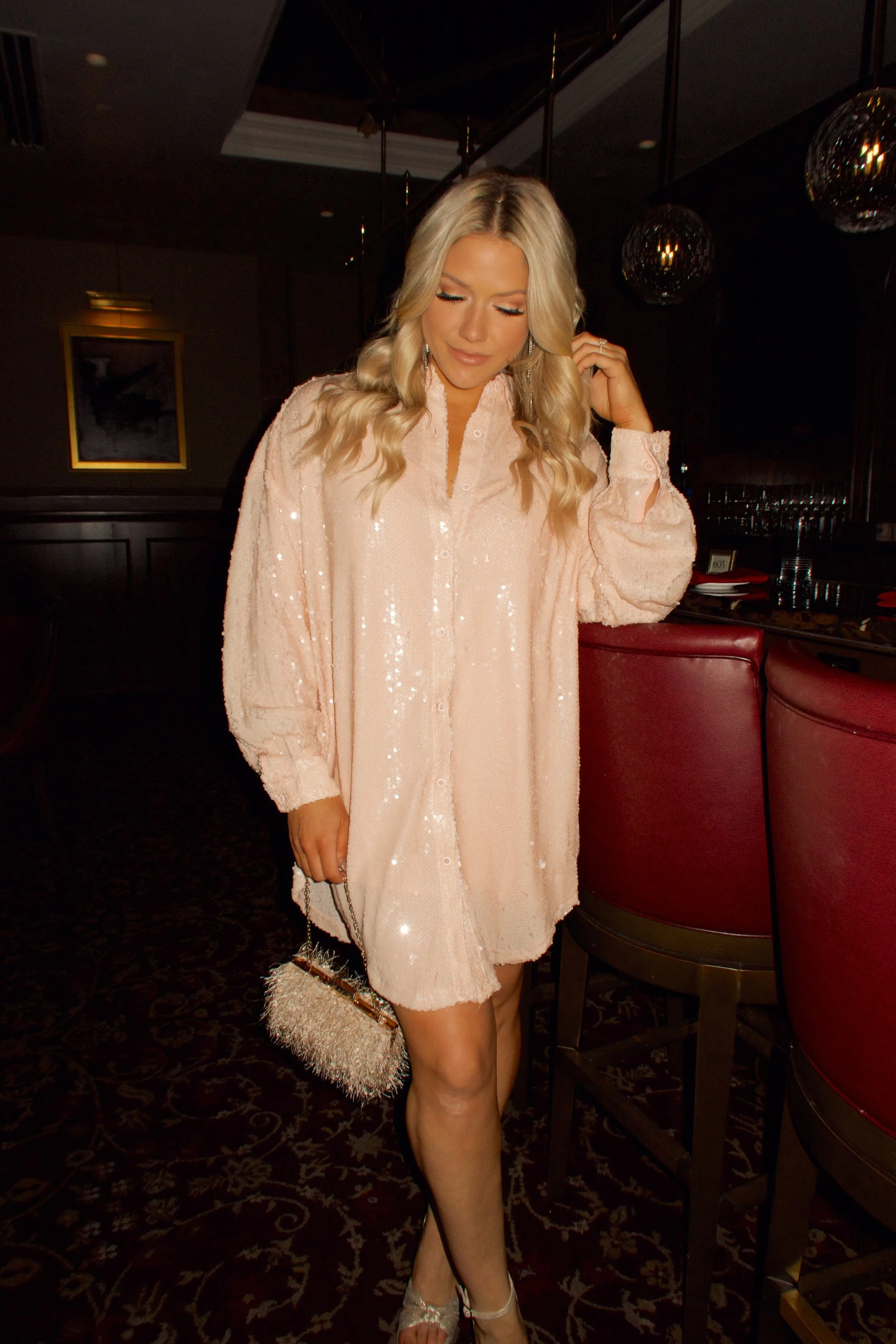 Glistening Sequin Dress sold by LANE 201 product image thumbnail 4