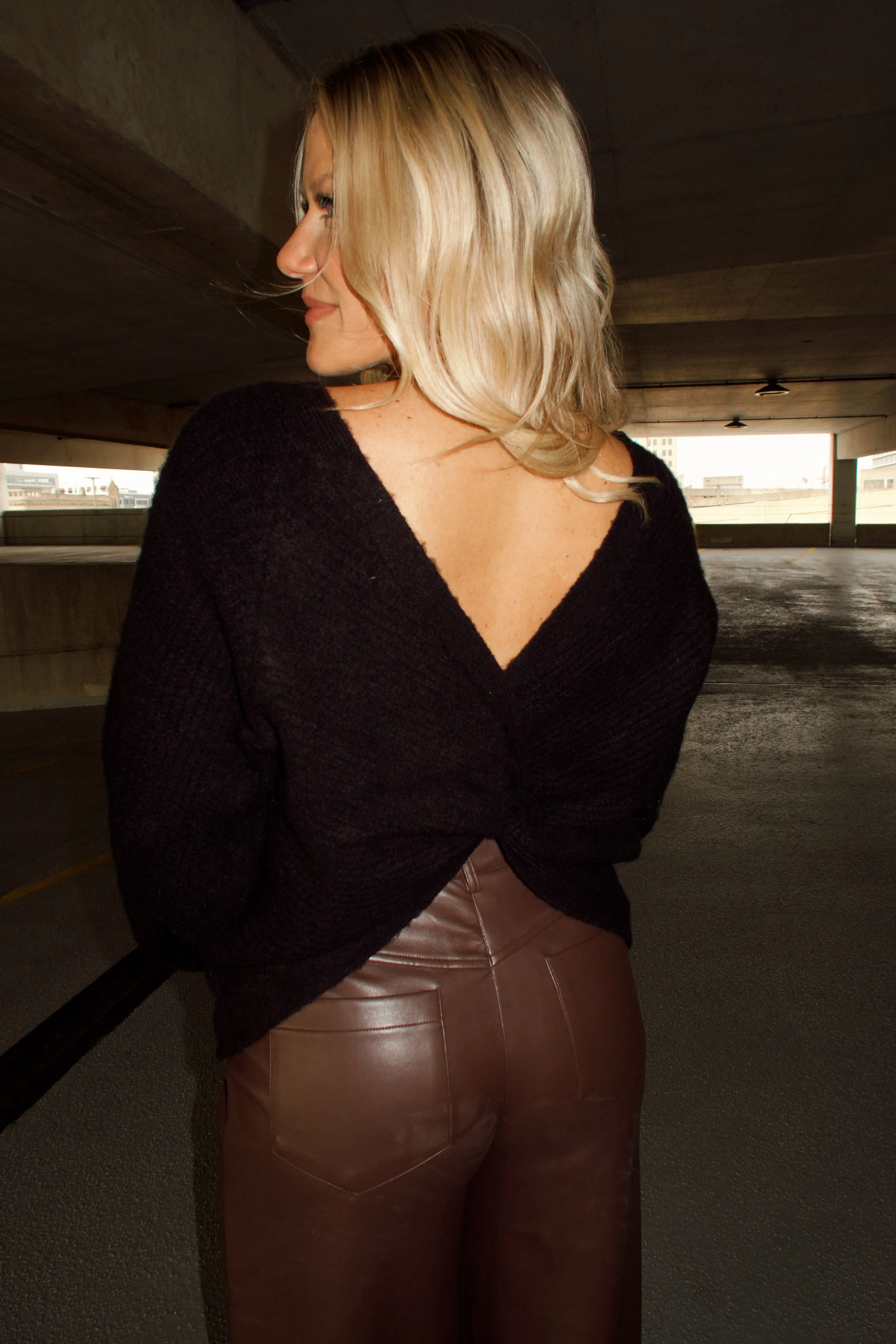 Twist Back Sweater sold by LANE 201 product image thumbnail 5