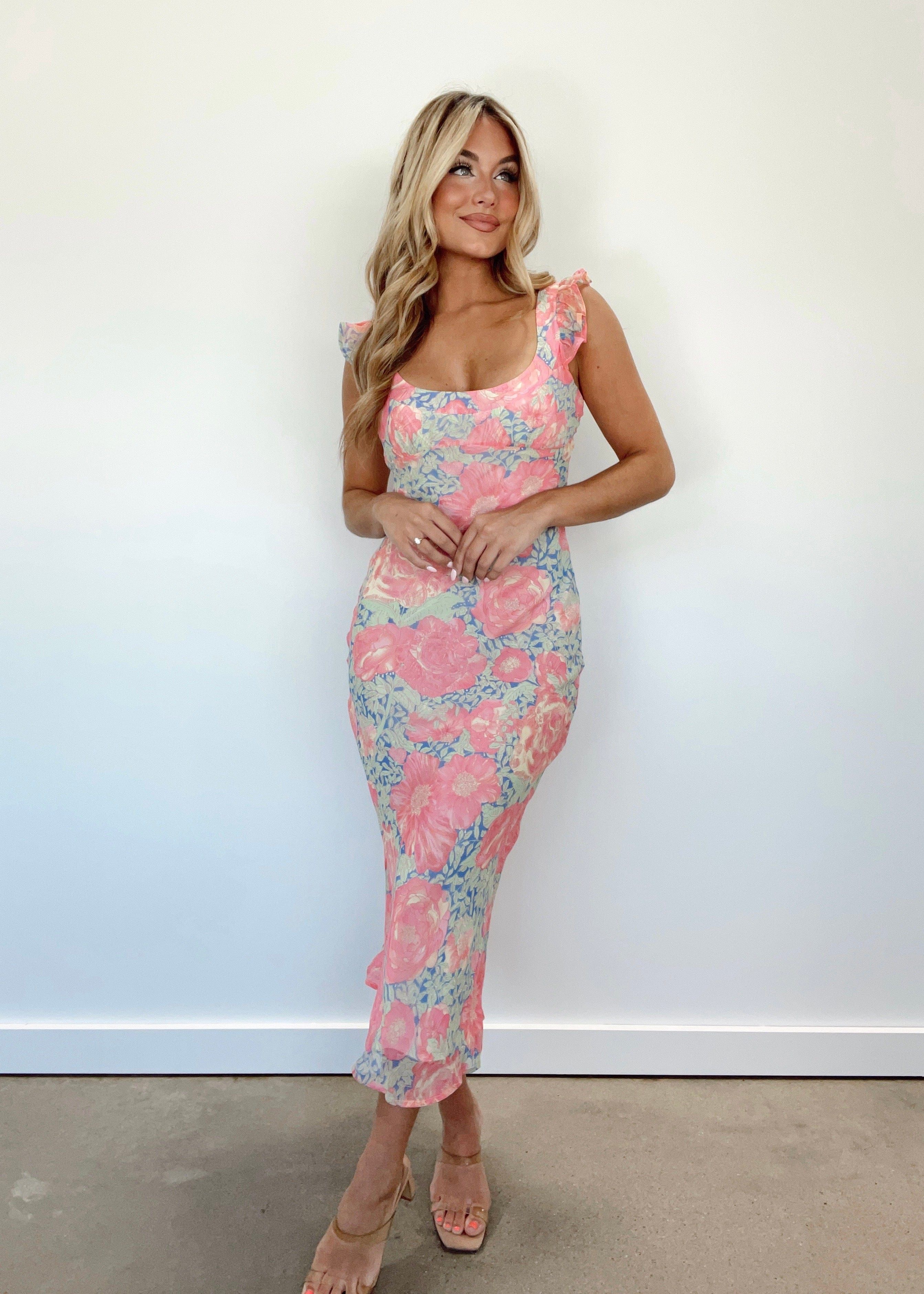 Petalscape Maxi Dress sold by LANE 201