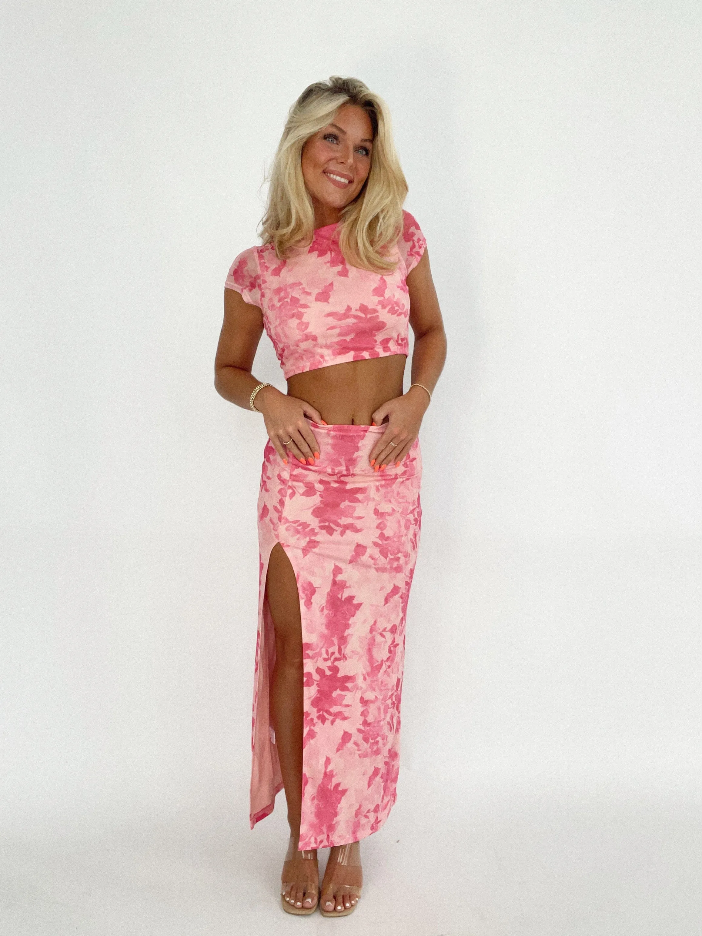 Pink Paloma Skirt sold by LANE 201 product image thumbnail 3
