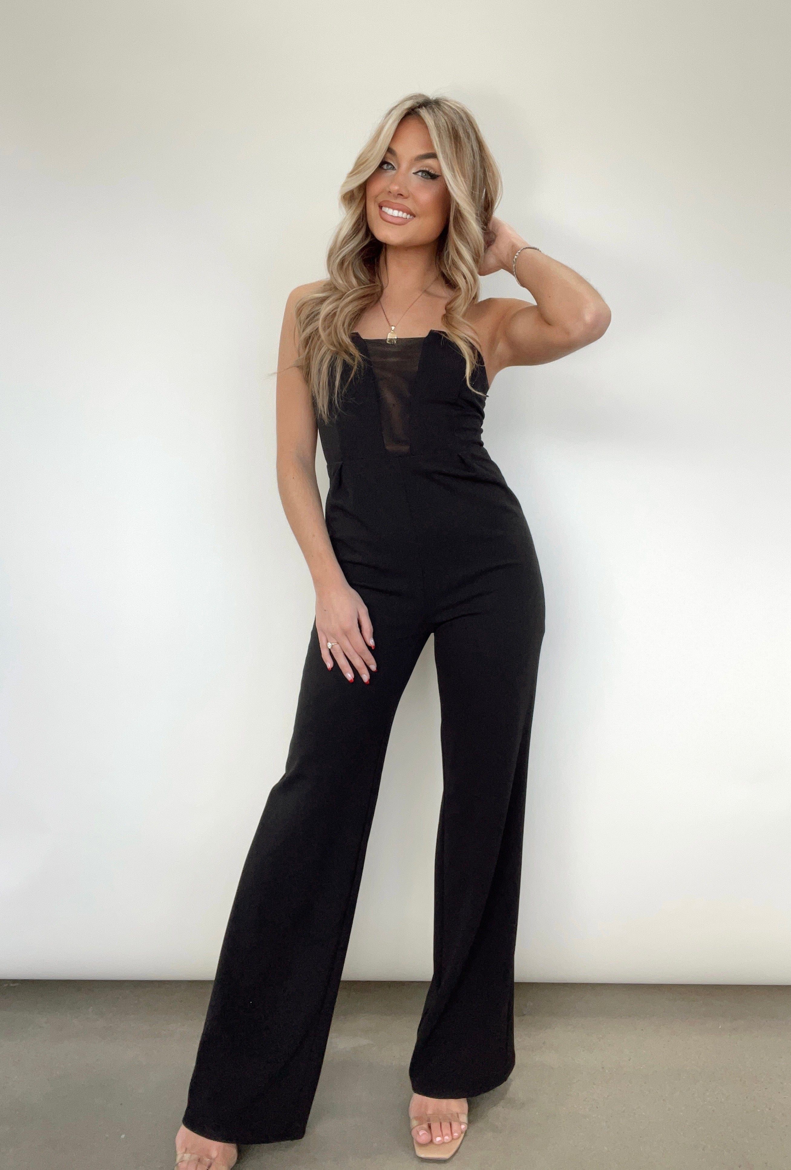 Black Unforgettable Jumpsuit sold by LANE 201 product image thumbnail 4