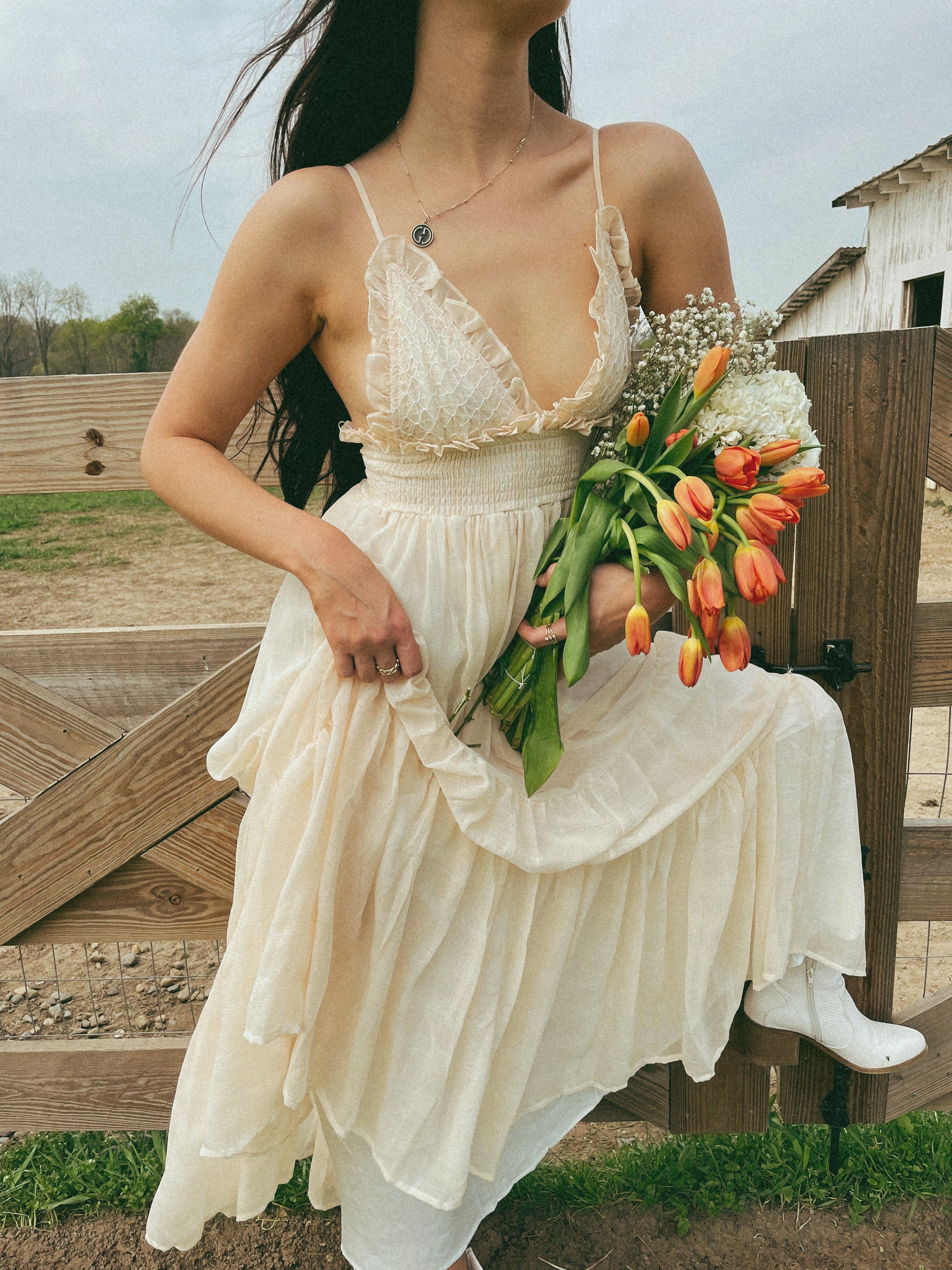 Sweet Tea And Sunshine Maxi Dress sold by LANE 201 product image thumbnail 5