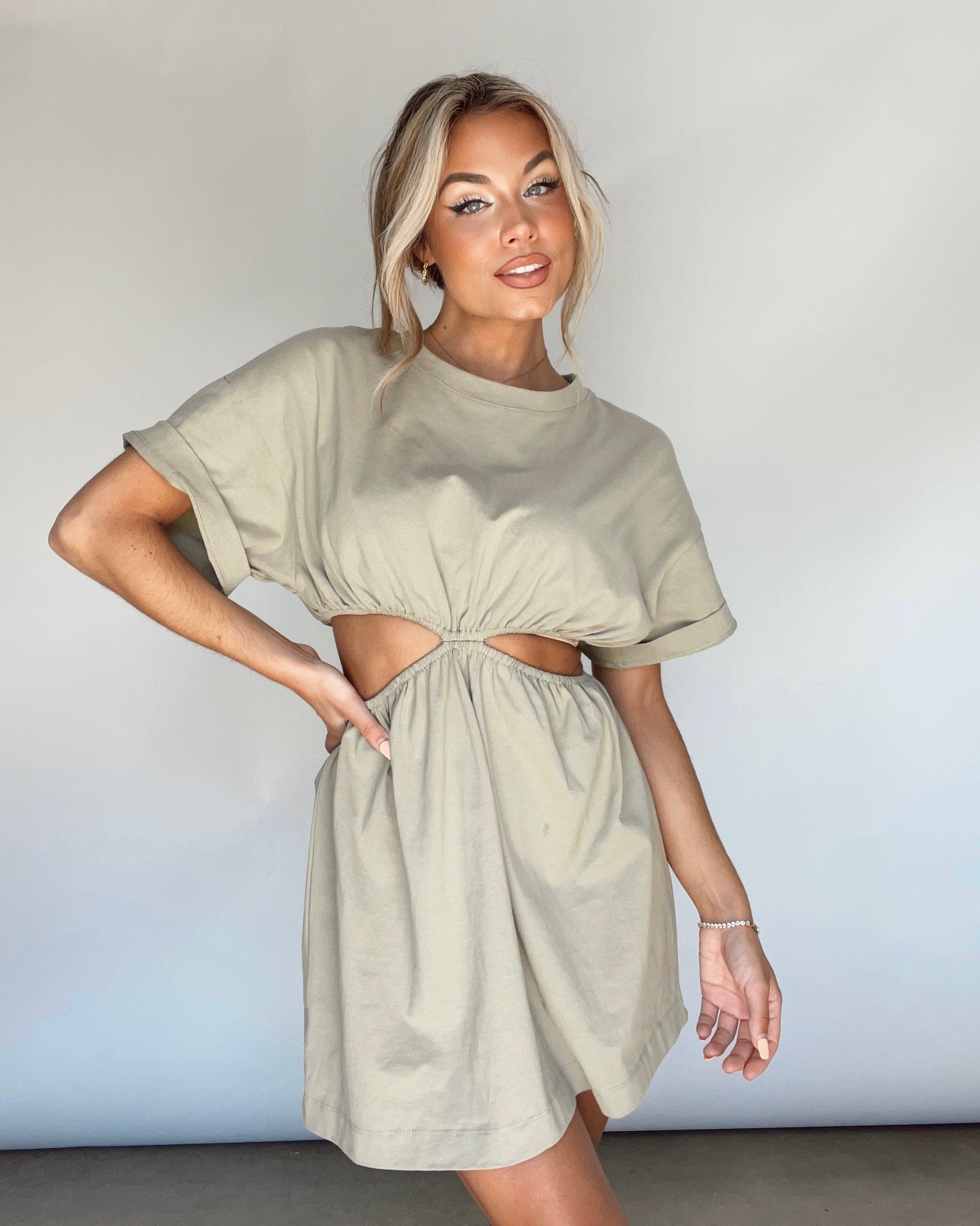 Olive Brunch Break Dress sold by LANE 201 product image thumbnail 2