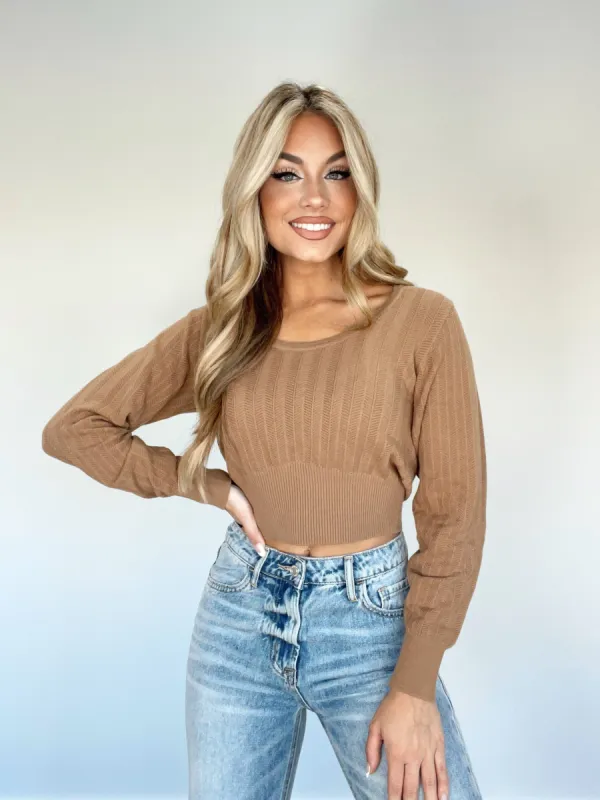 Toffee Twist Top sold by LANE 201