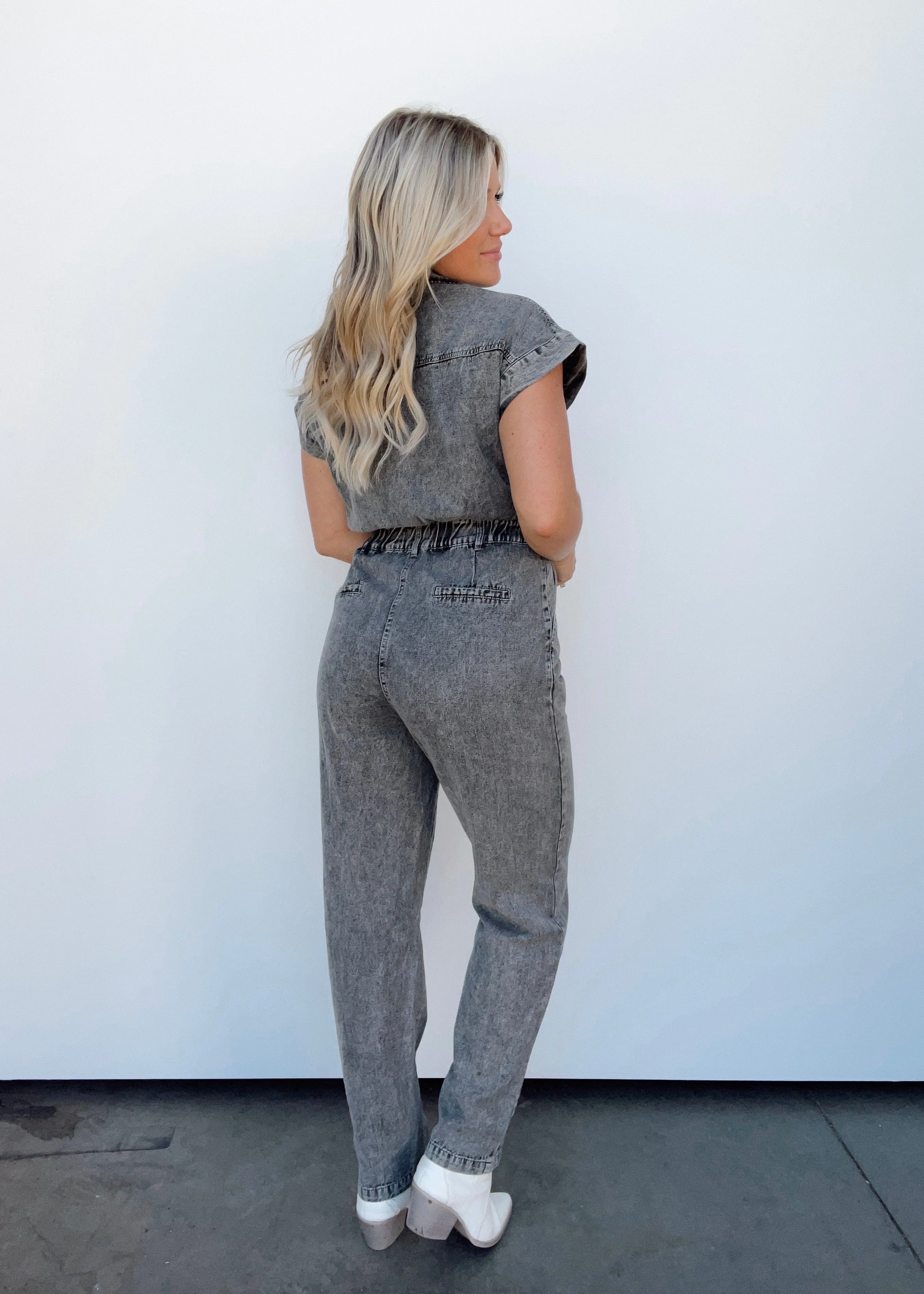 Empire Denim Jumpsuit sold by LANE 201 product image thumbnail 3