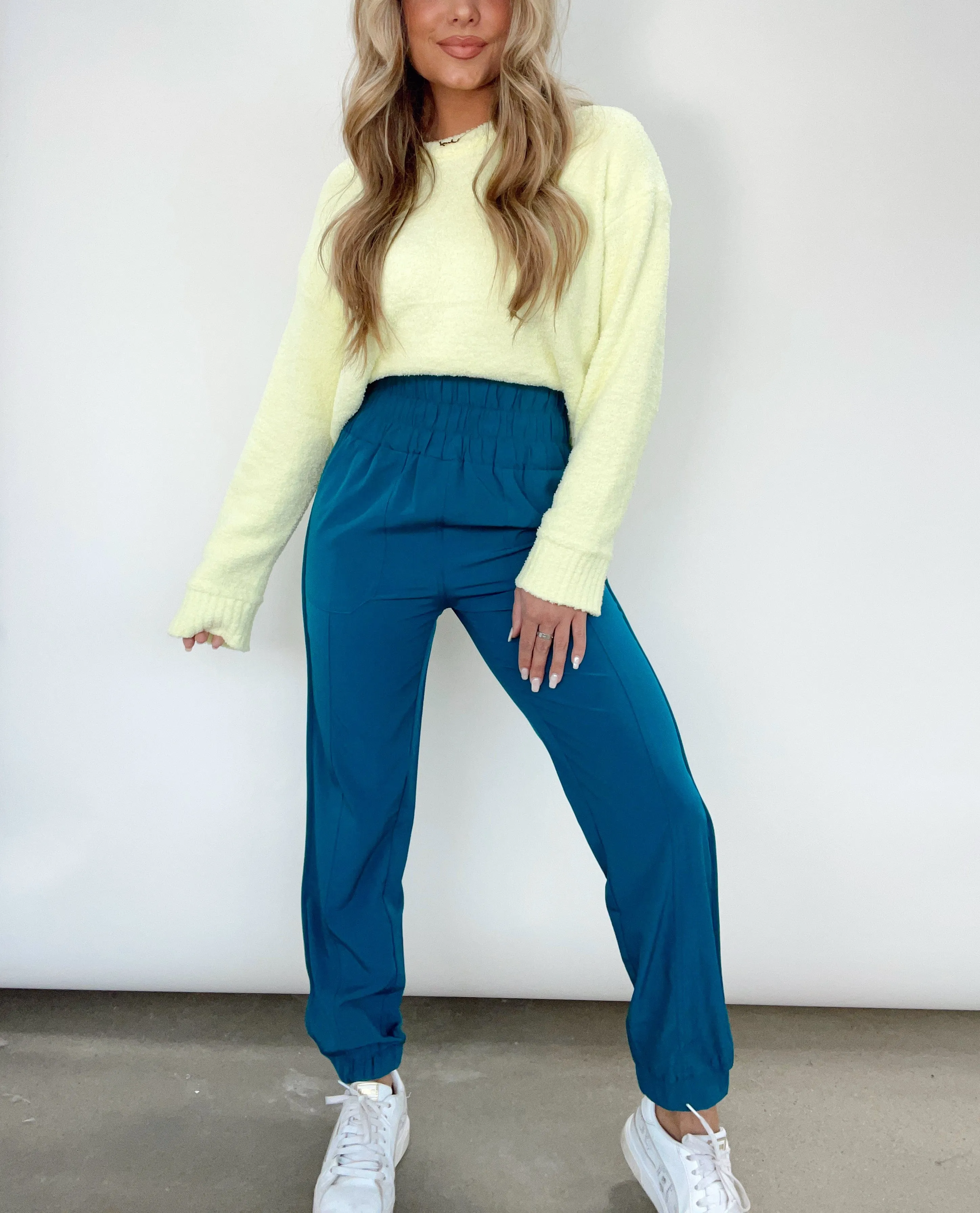 Teal Heading Out Jogger sold by LANE 201 product image thumbnail 2