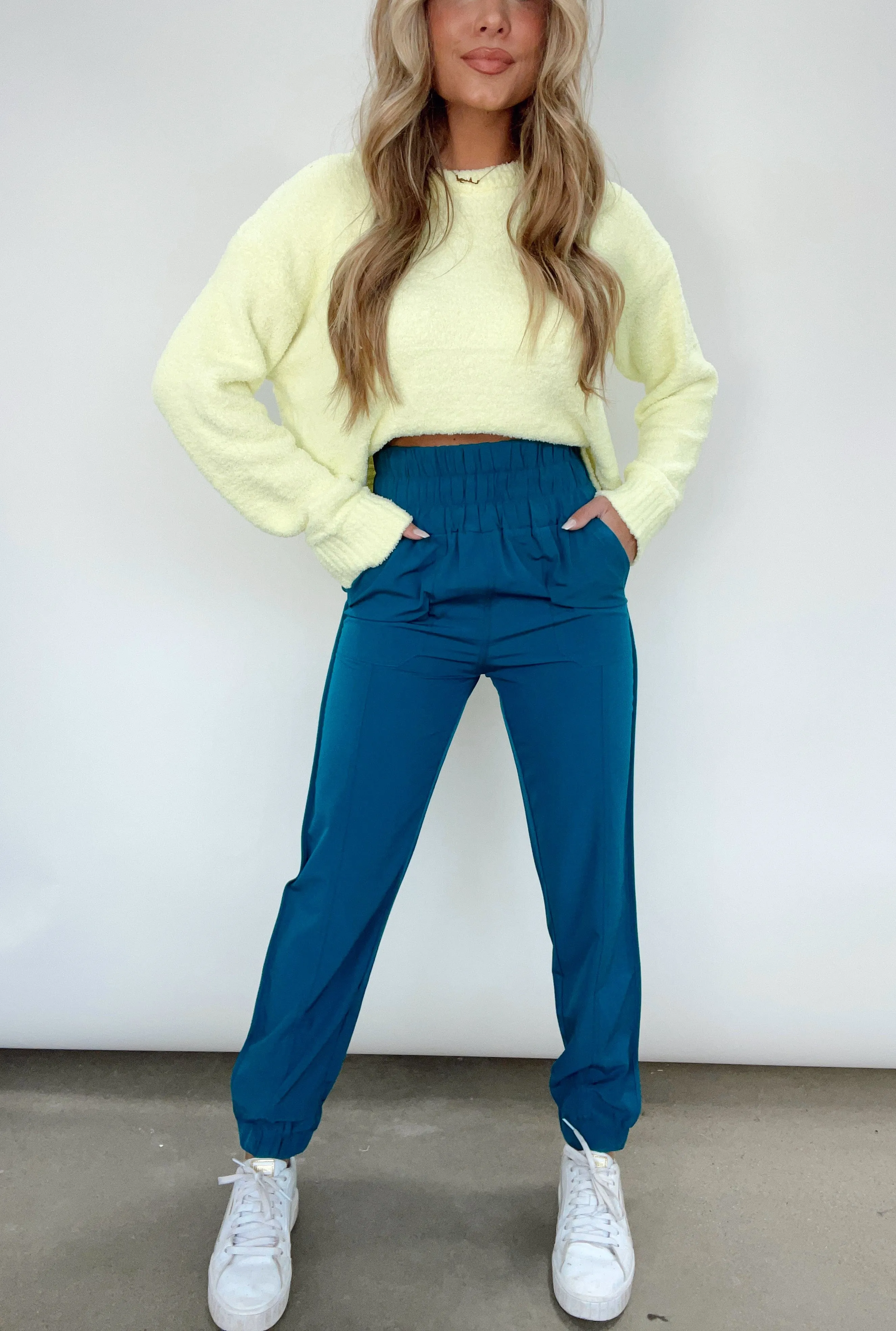 Teal Heading Out Jogger sold by LANE 201 product image thumbnail 5