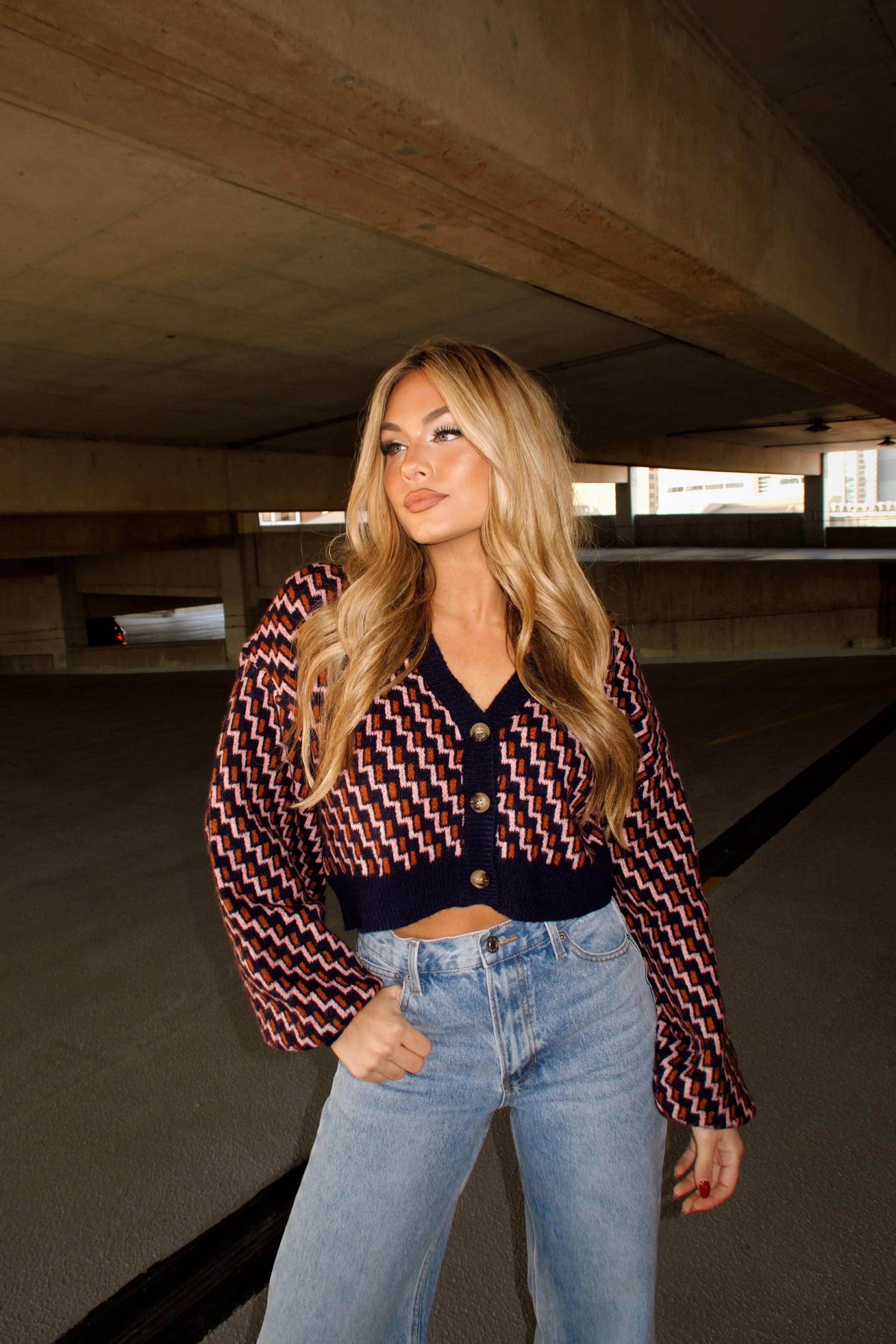 Ski Town Cardigan sold by LANE 201