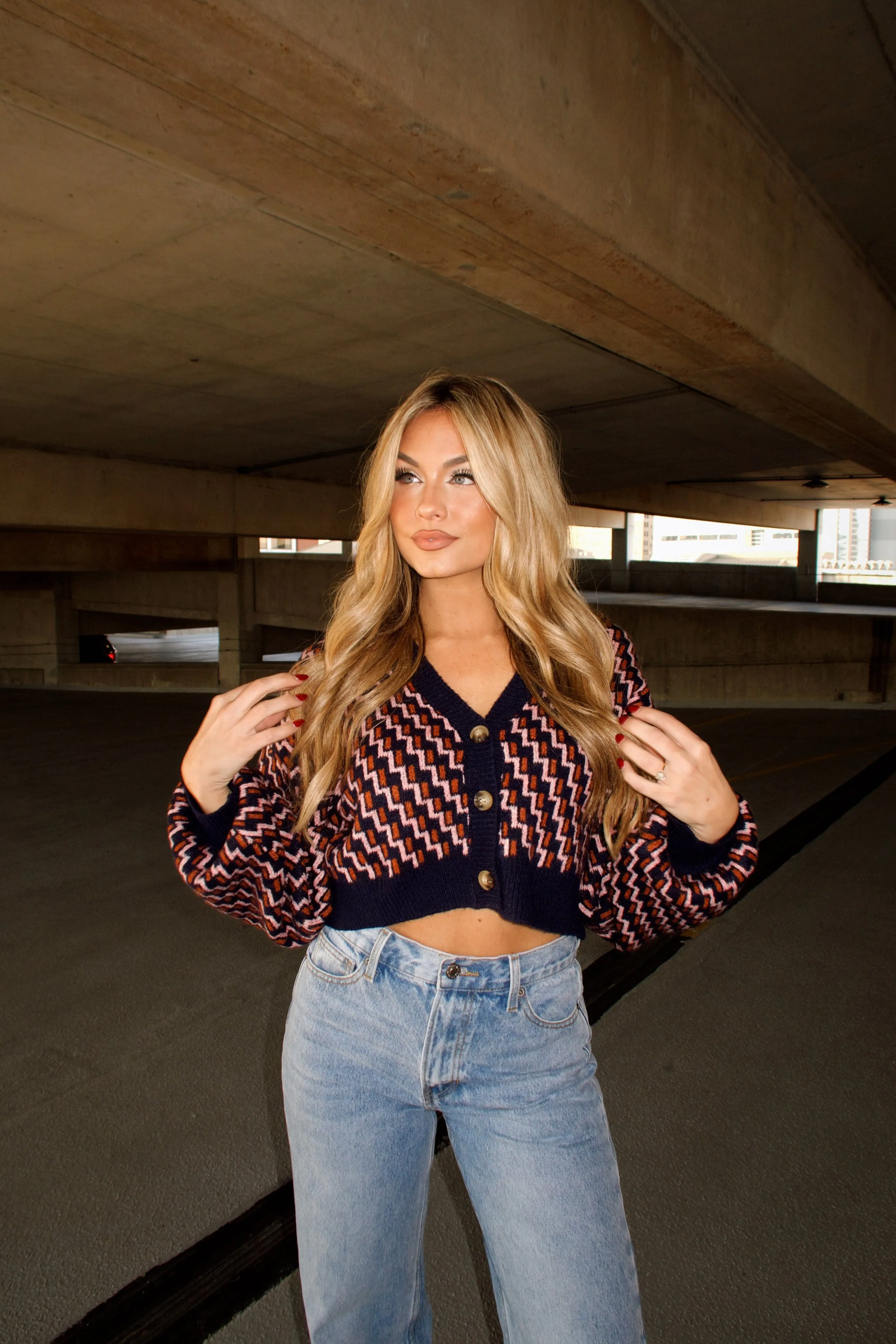 Ski Town Cardigan sold by LANE 201 product image thumbnail 3