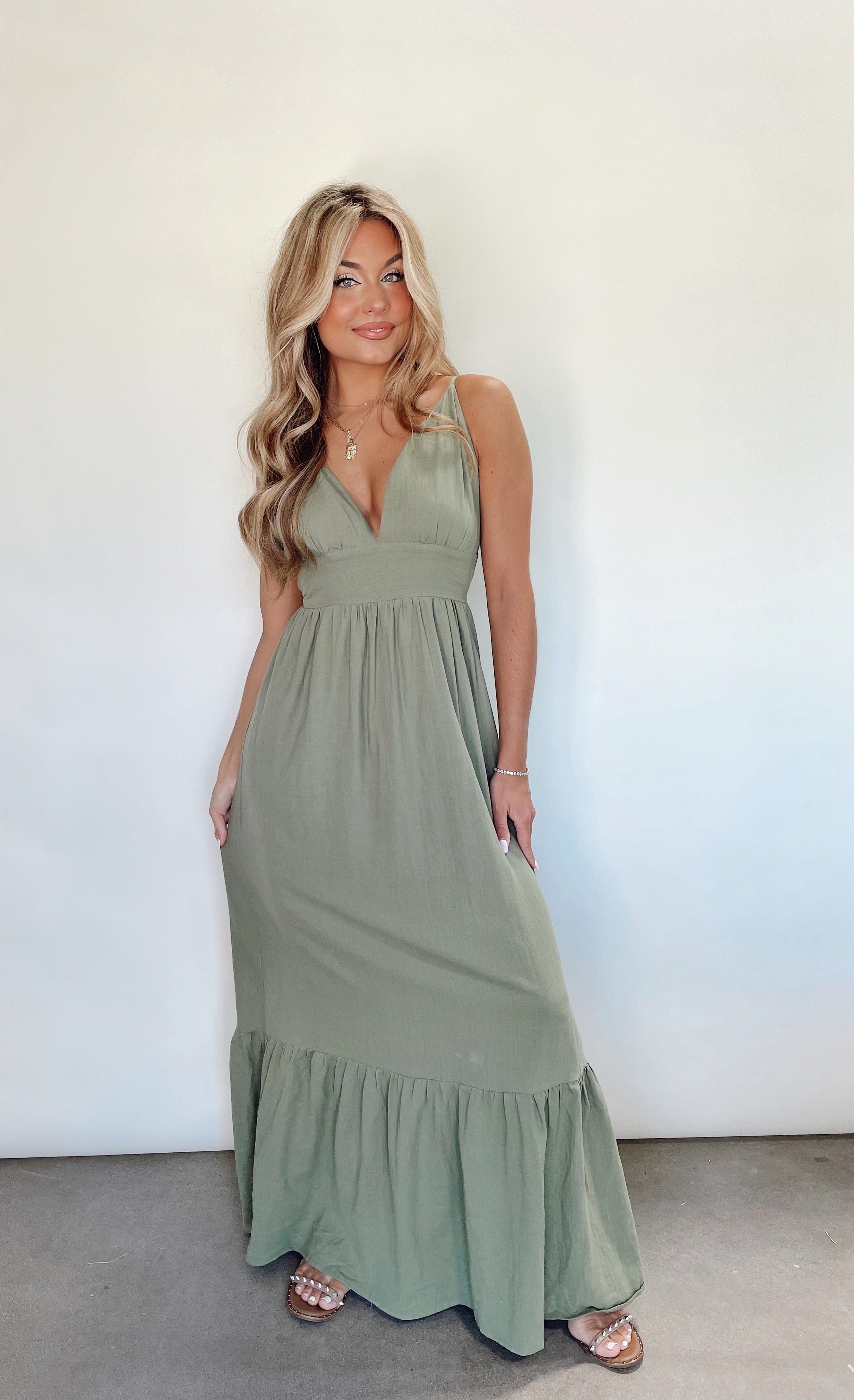 Keeper Of My Heart Maxi Dress sold by LANE 201