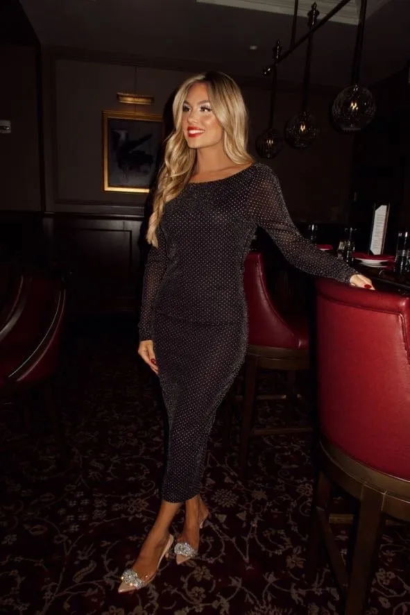 Broadway Lights Midi Dress sold by LANE 201