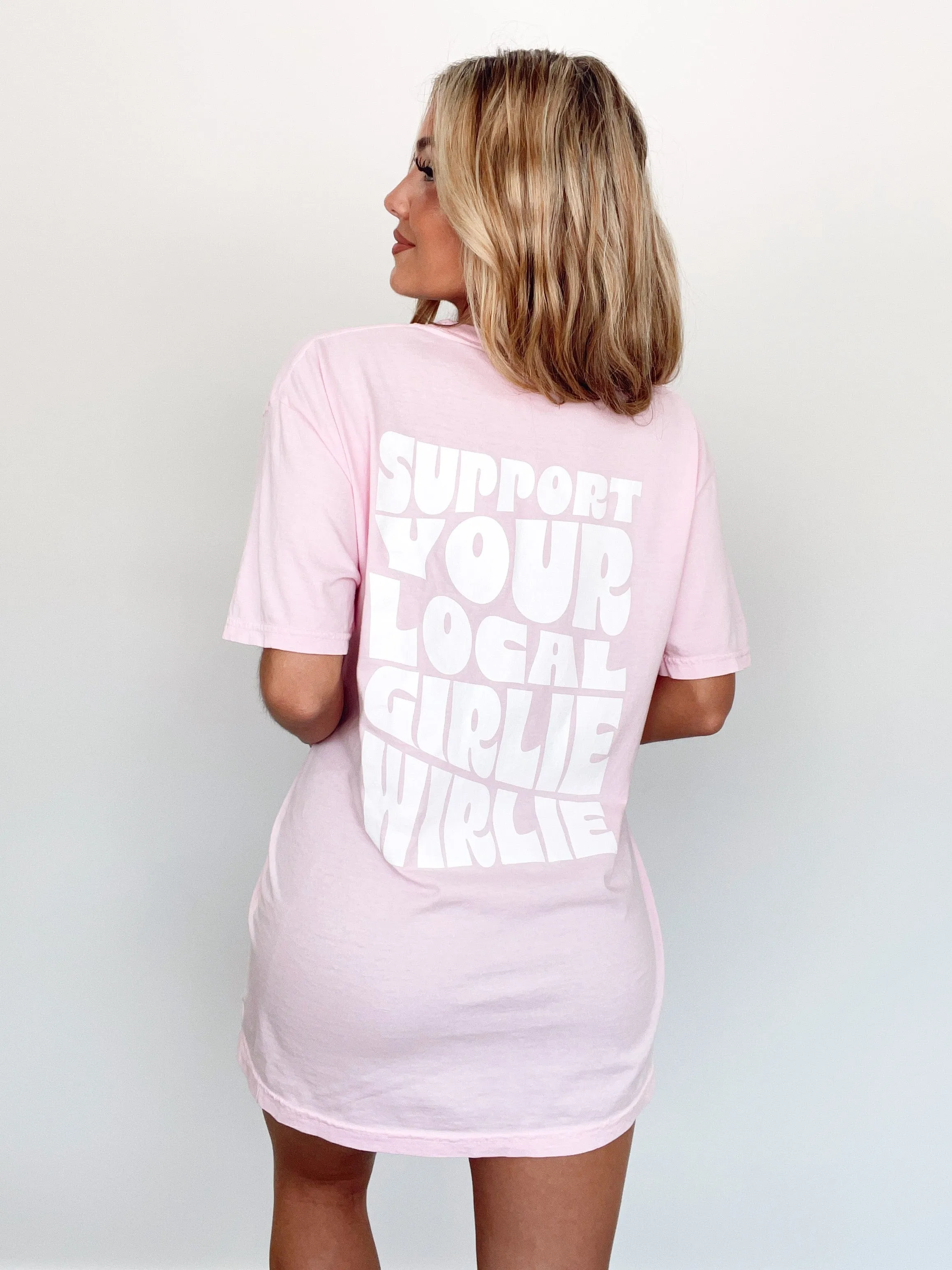 Local Girlie Wirlie Tee sold by LANE 201