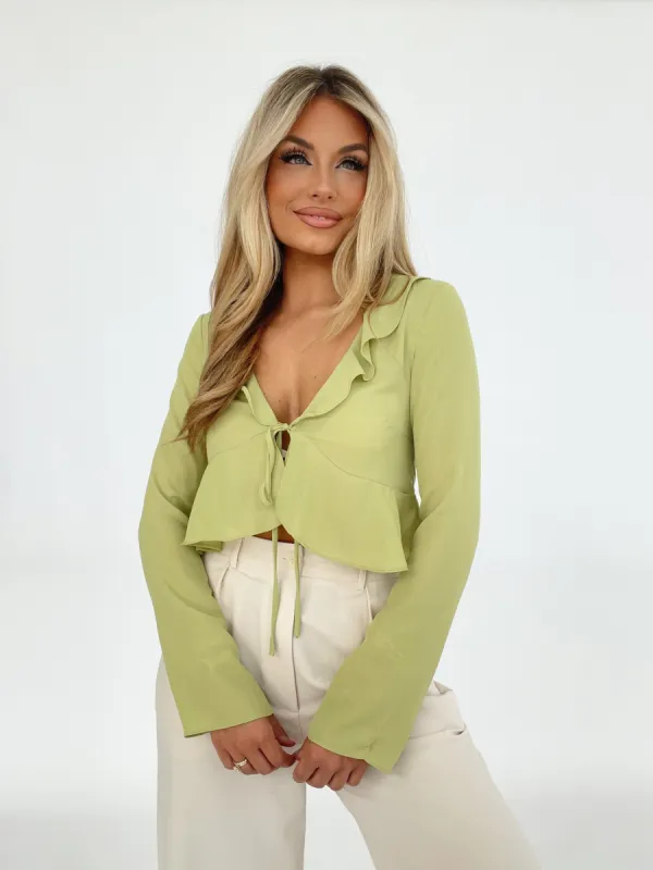 Rooftop Sunset Top sold by LANE 201