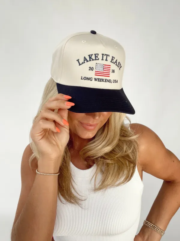 Lake It Easy Trucker Hat sold by LANE 201