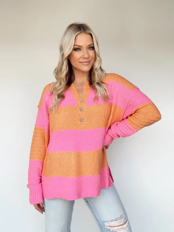 Sunrise And Coffee Sweater made by Wishlist